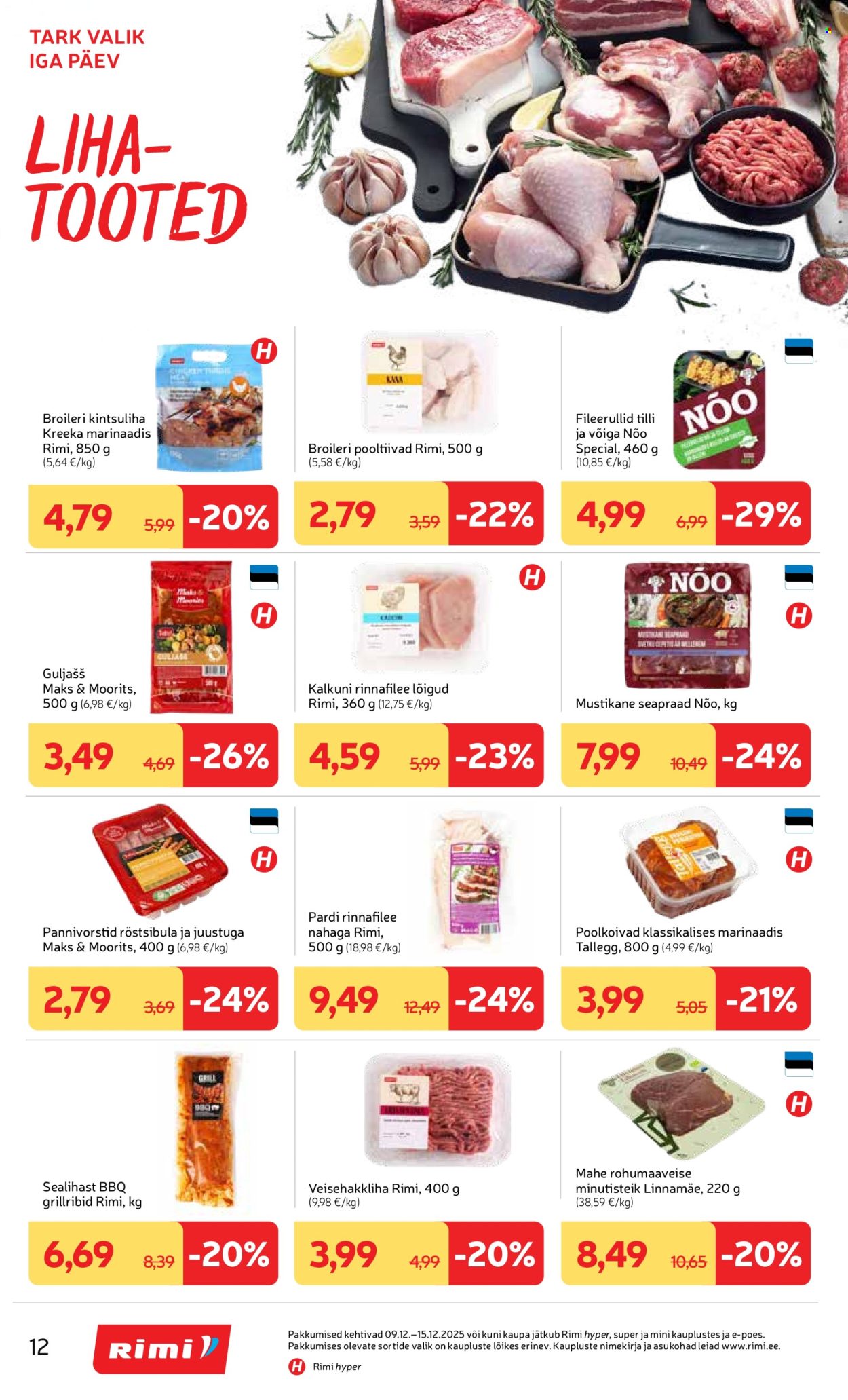 Rimi kliendileht - Kliendileht (9.12 - 15.12.2025)
