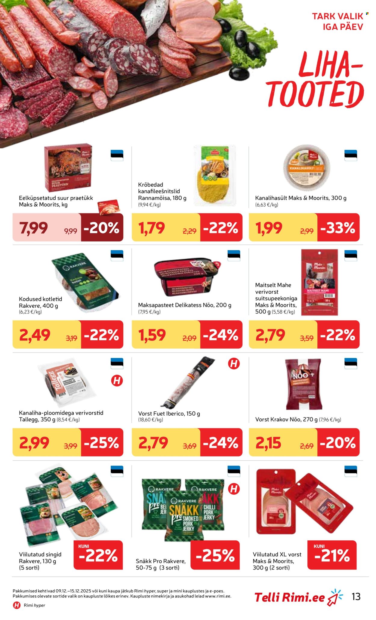 Rimi kliendileht - Kliendileht (9.12 - 15.12.2025)