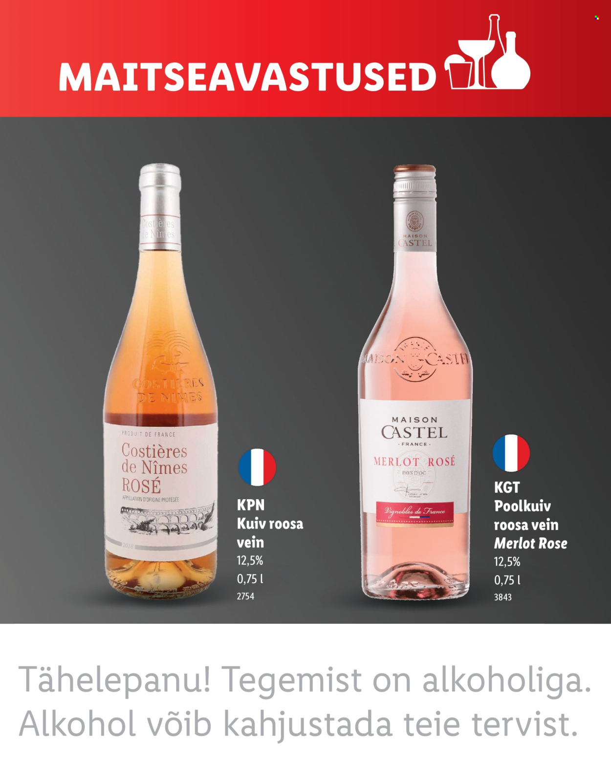 Lidl kliendileht - MAITSEAVASTUSED