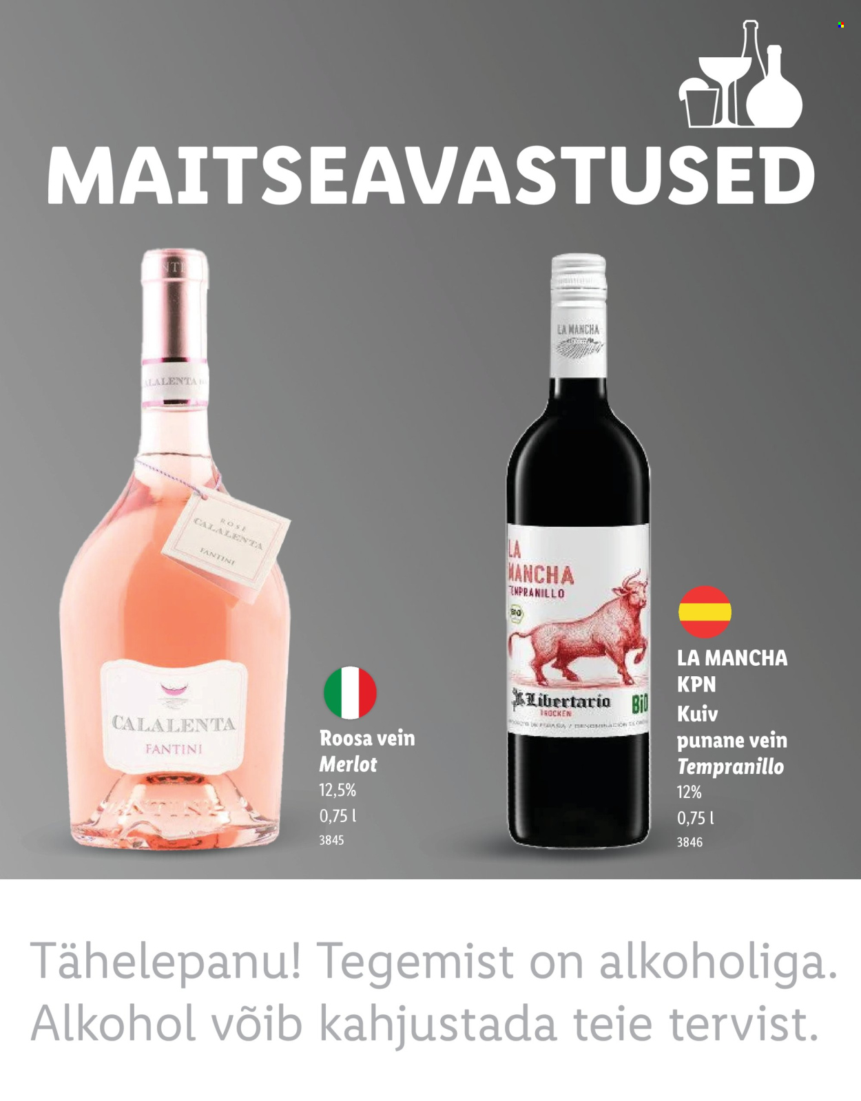 Lidl kliendileht - MAITSEAVASTUSED