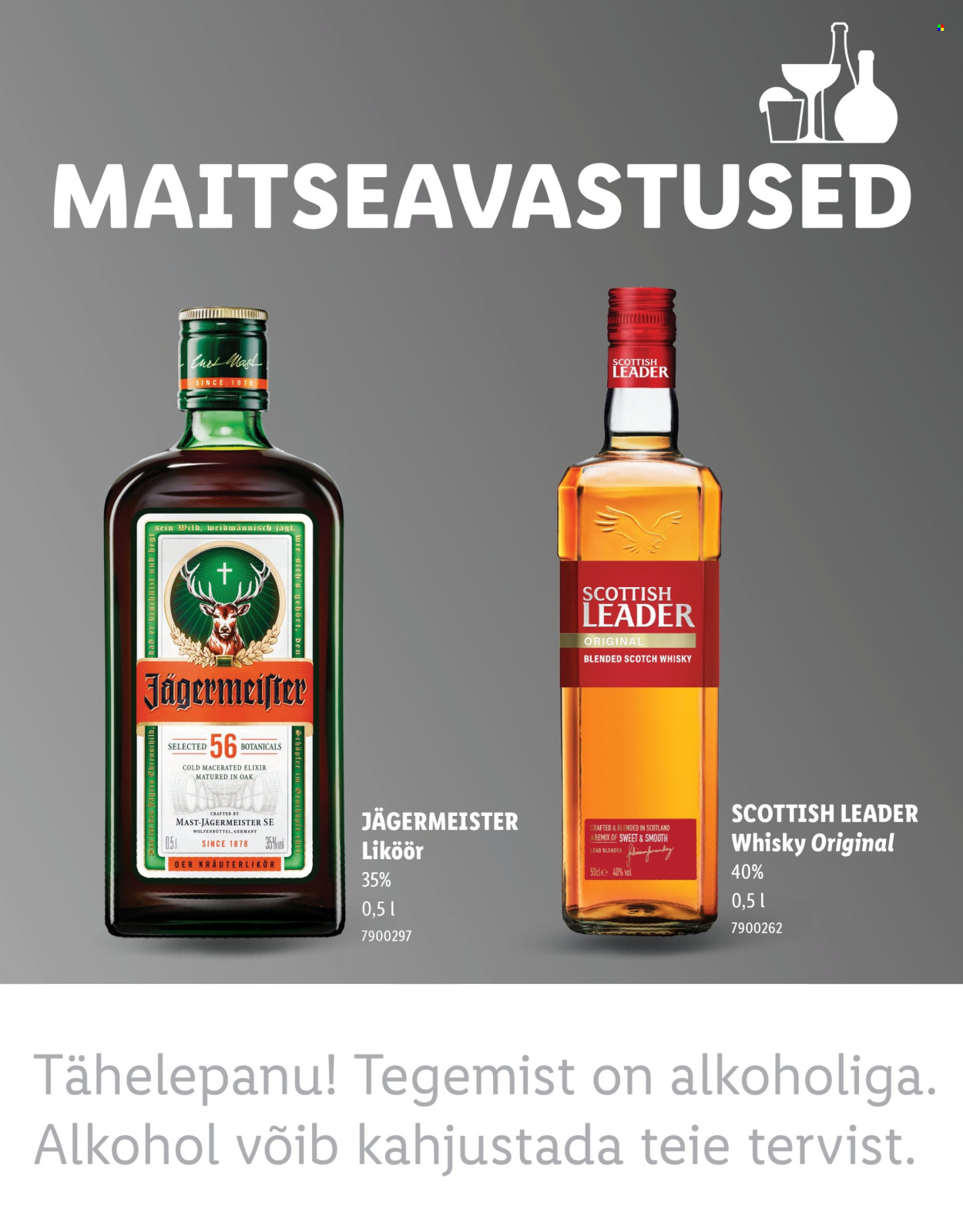 Lidl kliendileht - MAITSEAVASTUSED