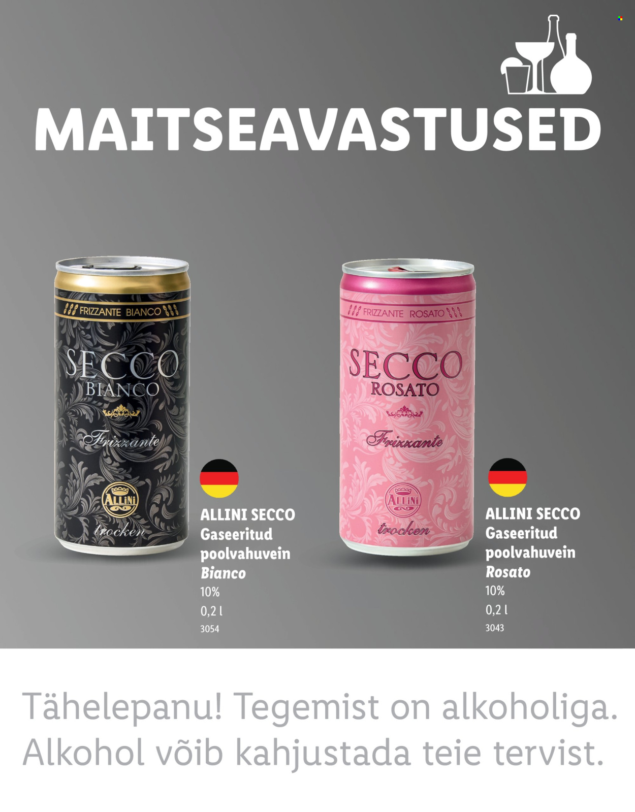 Lidl kliendileht - MAITSEAVASTUSED
