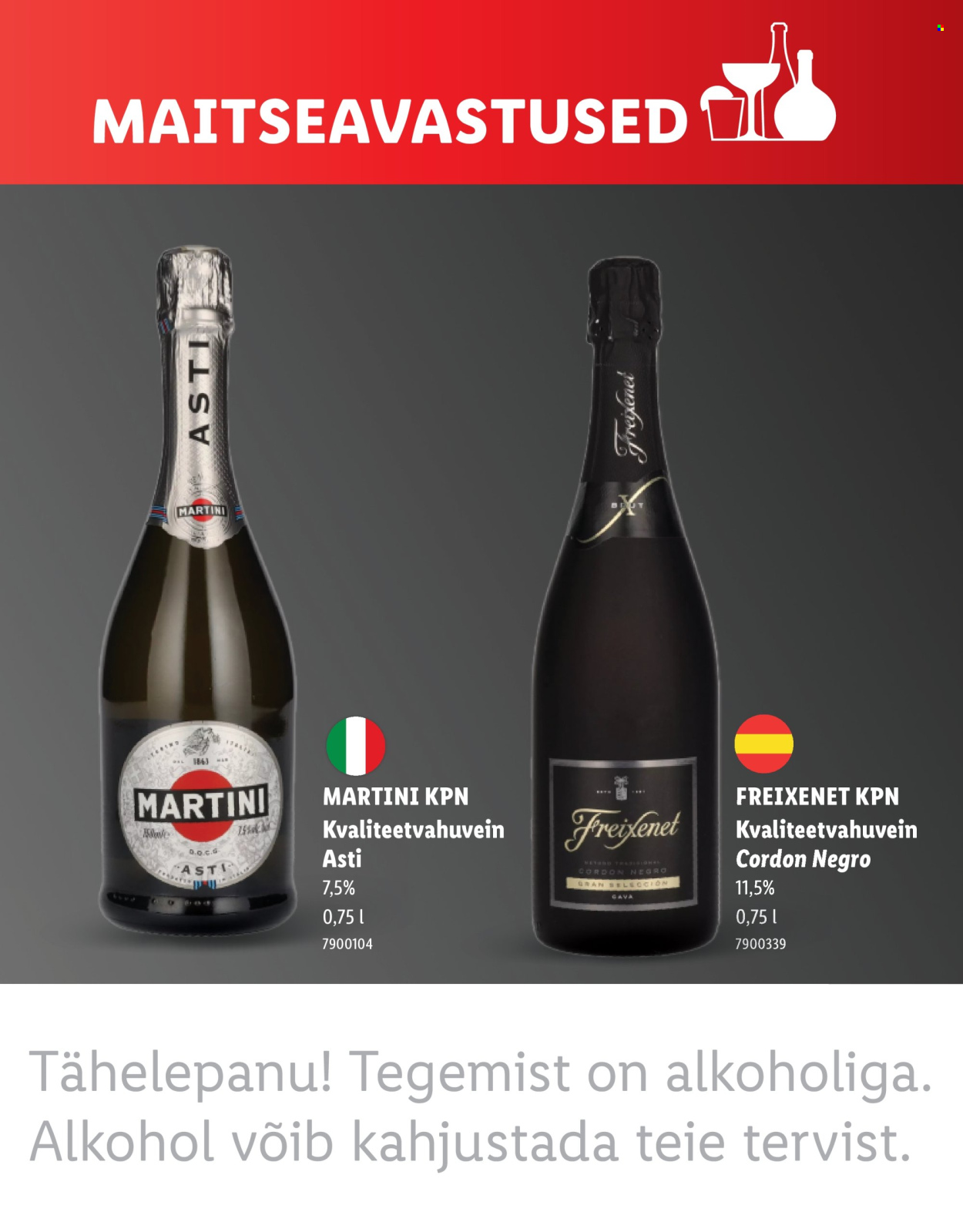Lidl kliendileht - MAITSEAVASTUSED
