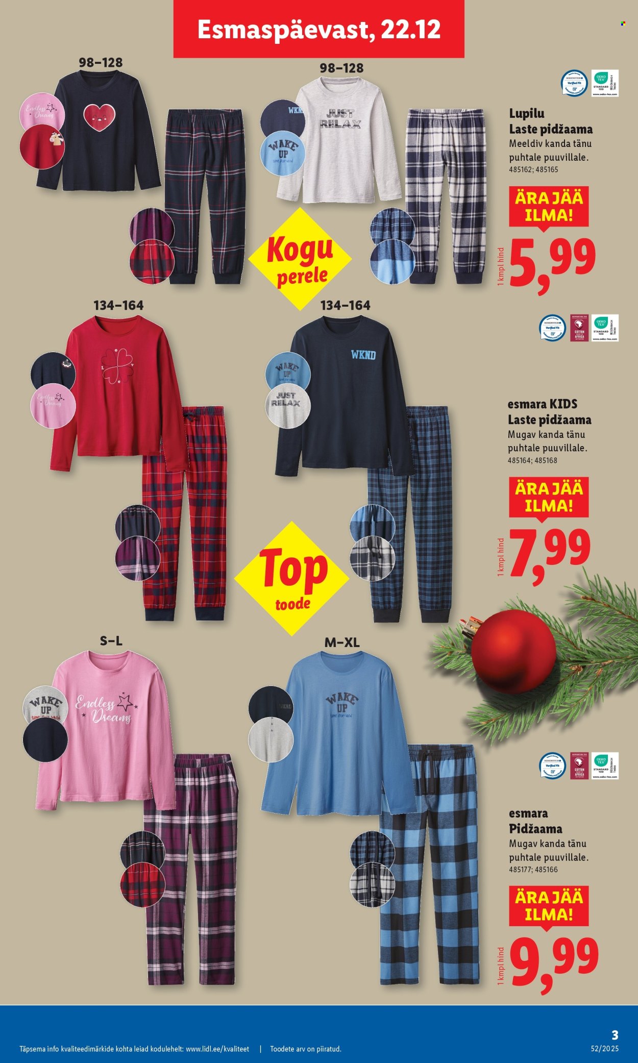 Lidl kliendileht - Tööstuskaupade pakkumised (22.12 - 28.12.2025)