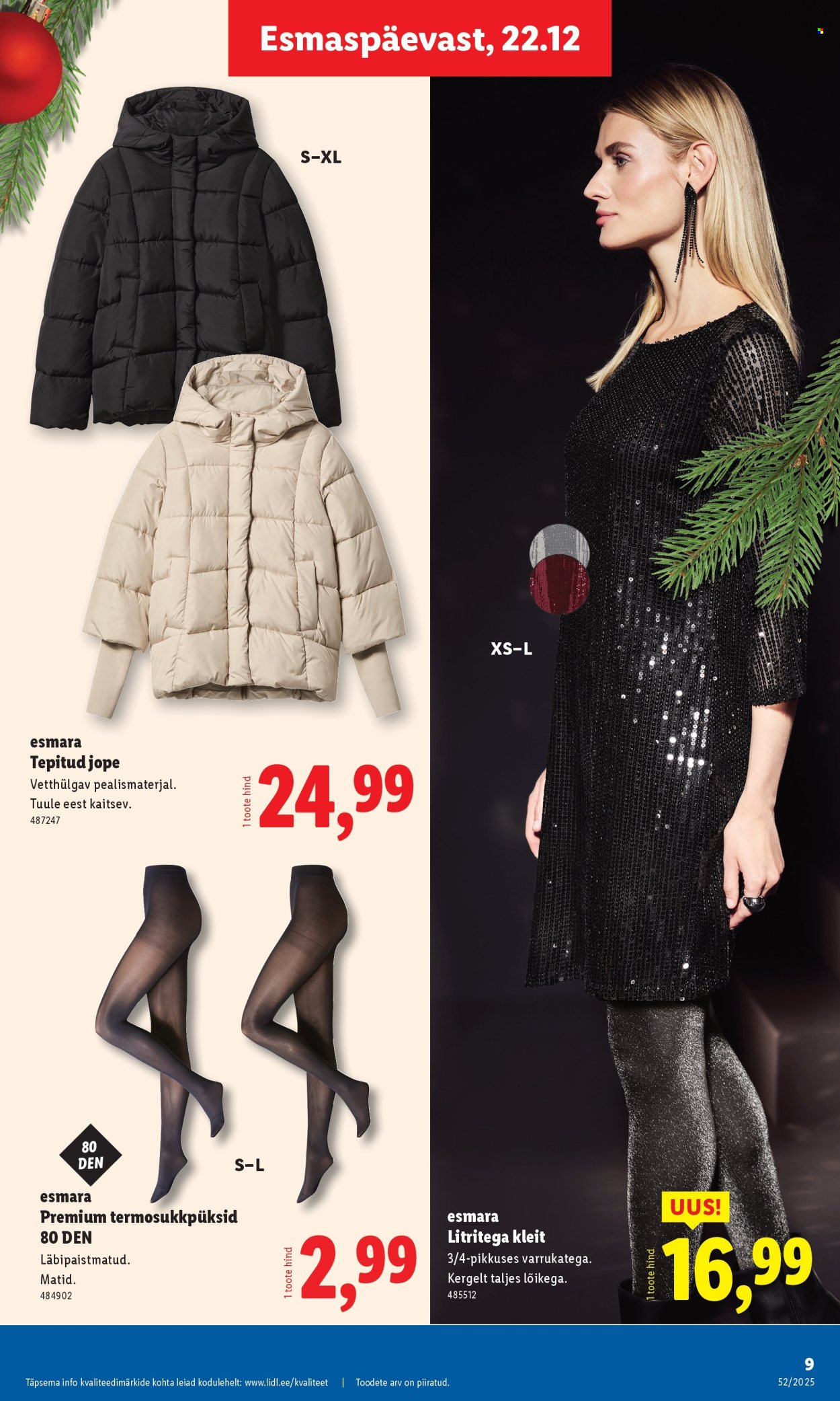 Lidl kliendileht - Tööstuskaupade pakkumised (22.12 - 28.12.2025)