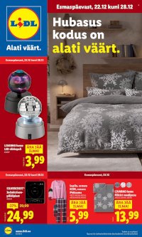 Lidl kliendileht - Tööstuskaupade pakkumised (22.12 - 28.12.2025)