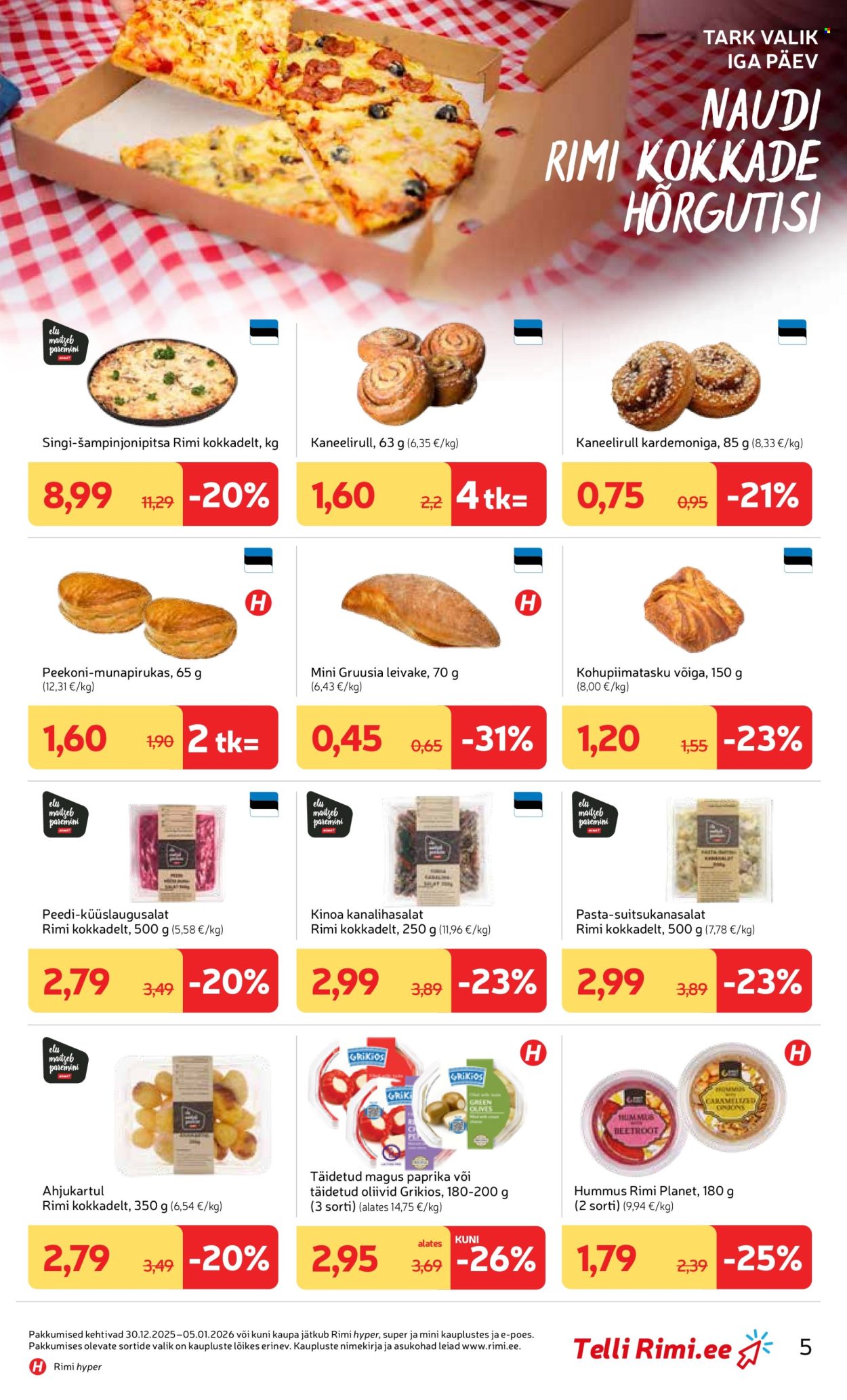 Rimi kliendileht - Kliendileht (30.12.2025 - 5.01.2026)
