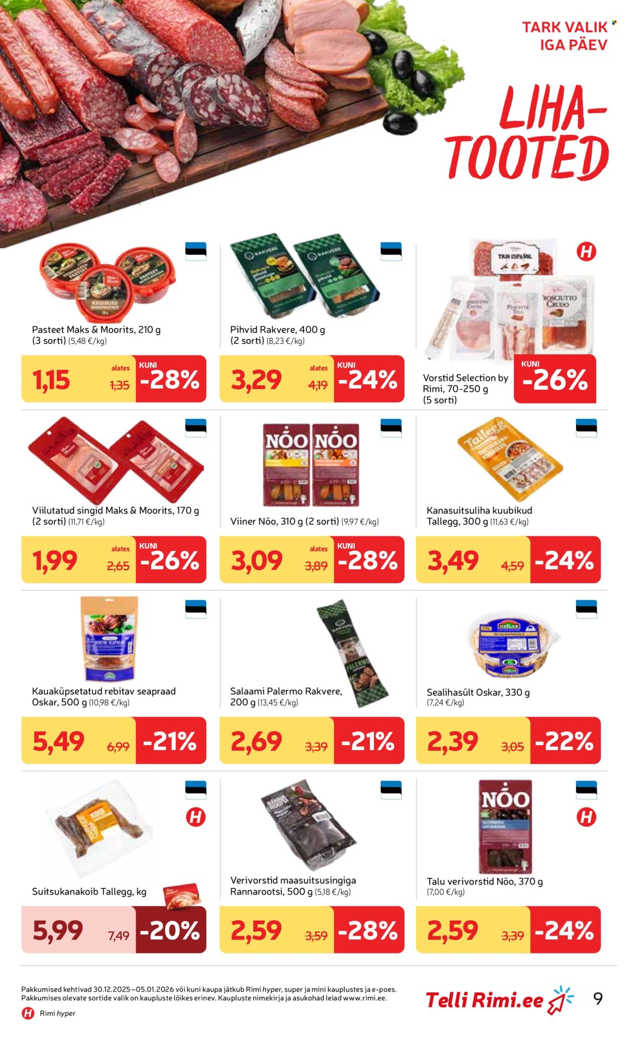 Rimi kliendileht - Kliendileht (30.12.2025 - 5.01.2026)