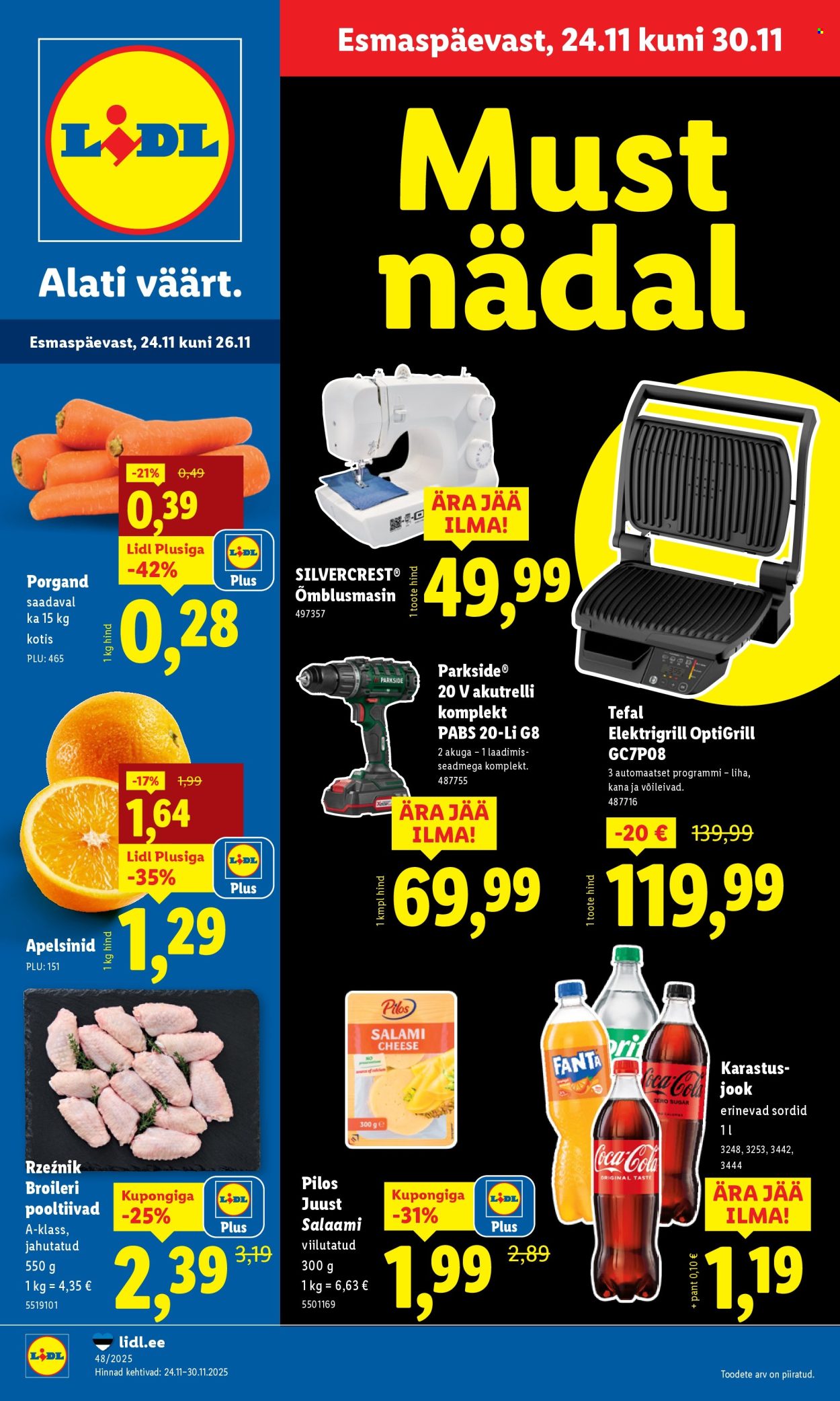 Lidl kliendileht - Kliendileht (24.11 - 30.11.2025)