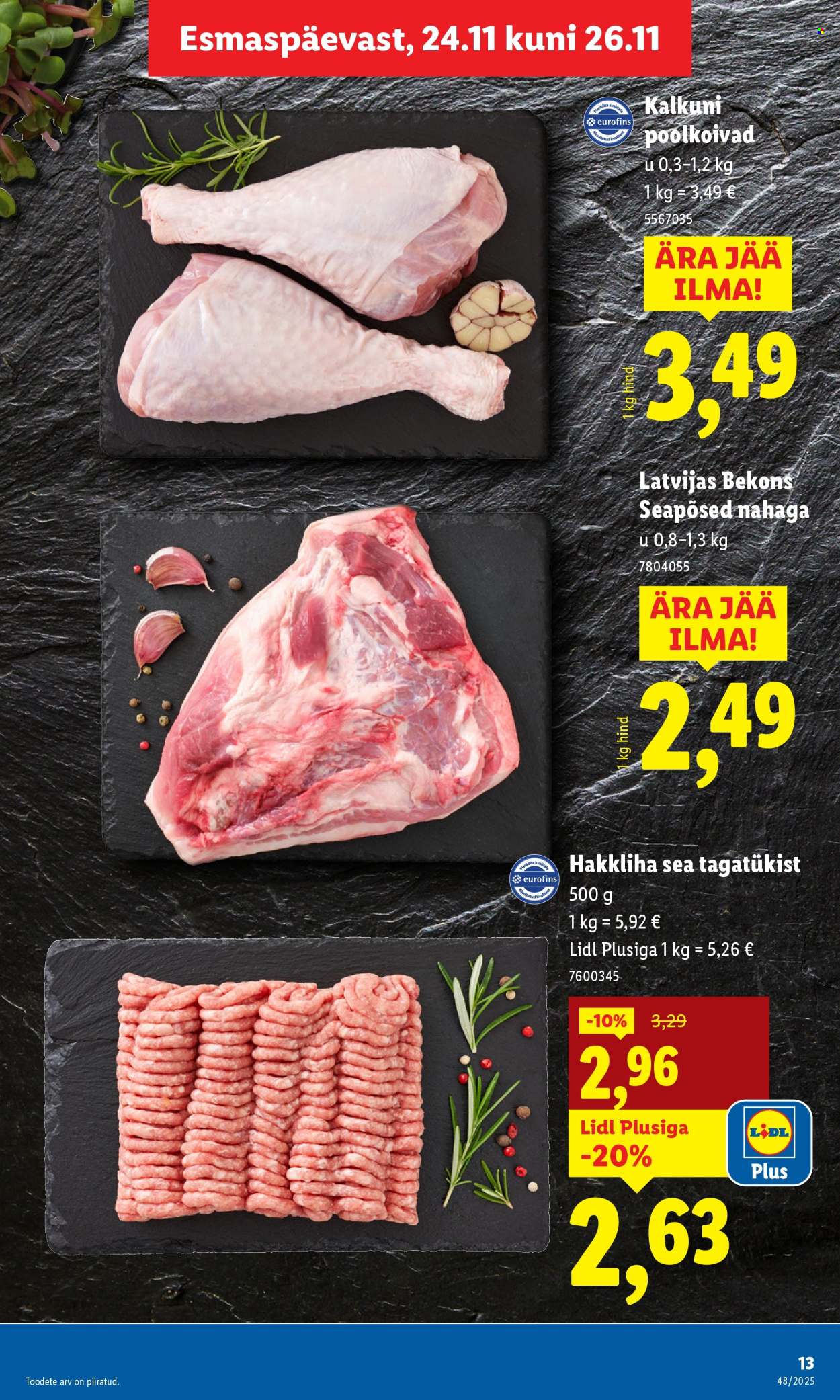 Lidl kliendileht - Kliendileht (24.11 - 30.11.2025)