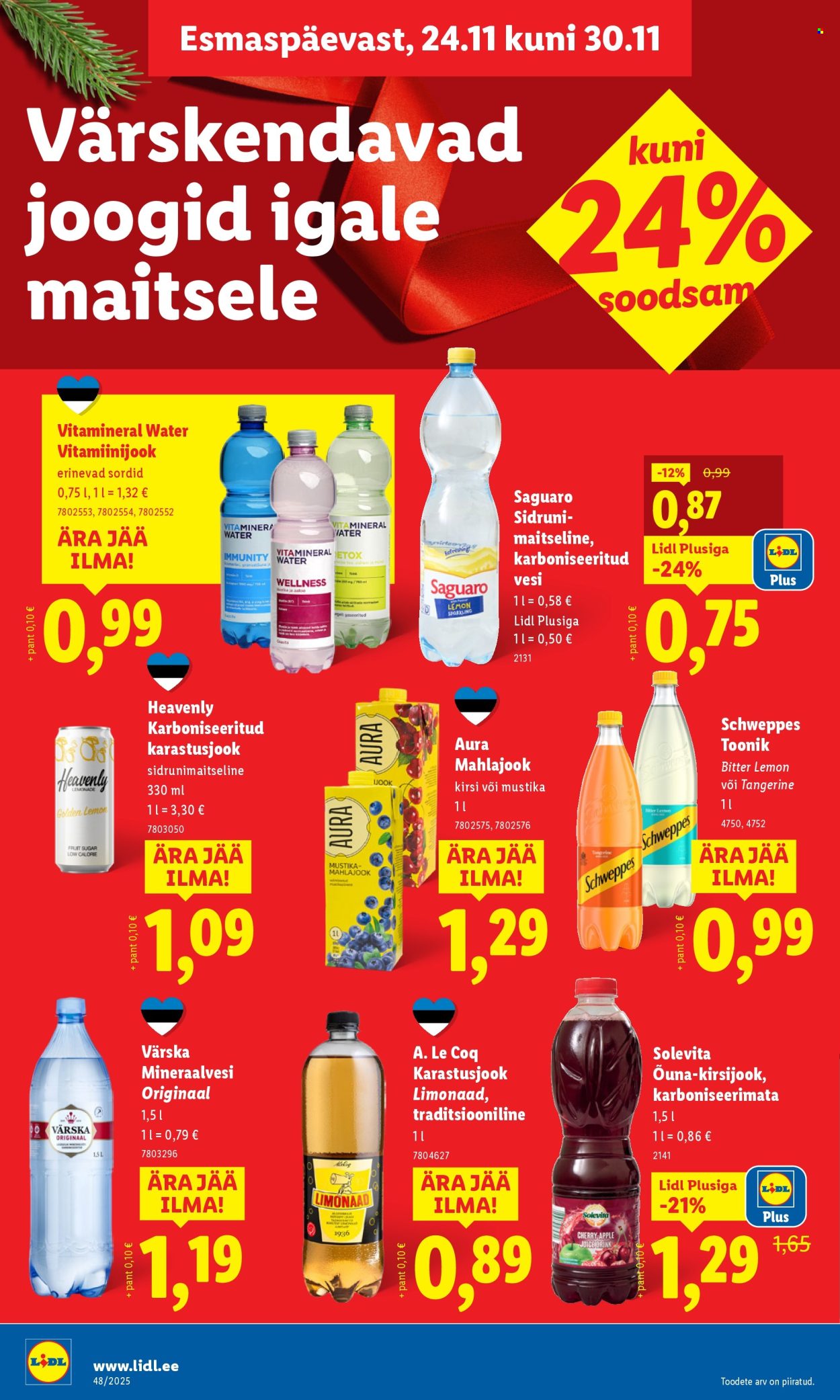 Lidl kliendileht - Kliendileht (24.11 - 30.11.2025)