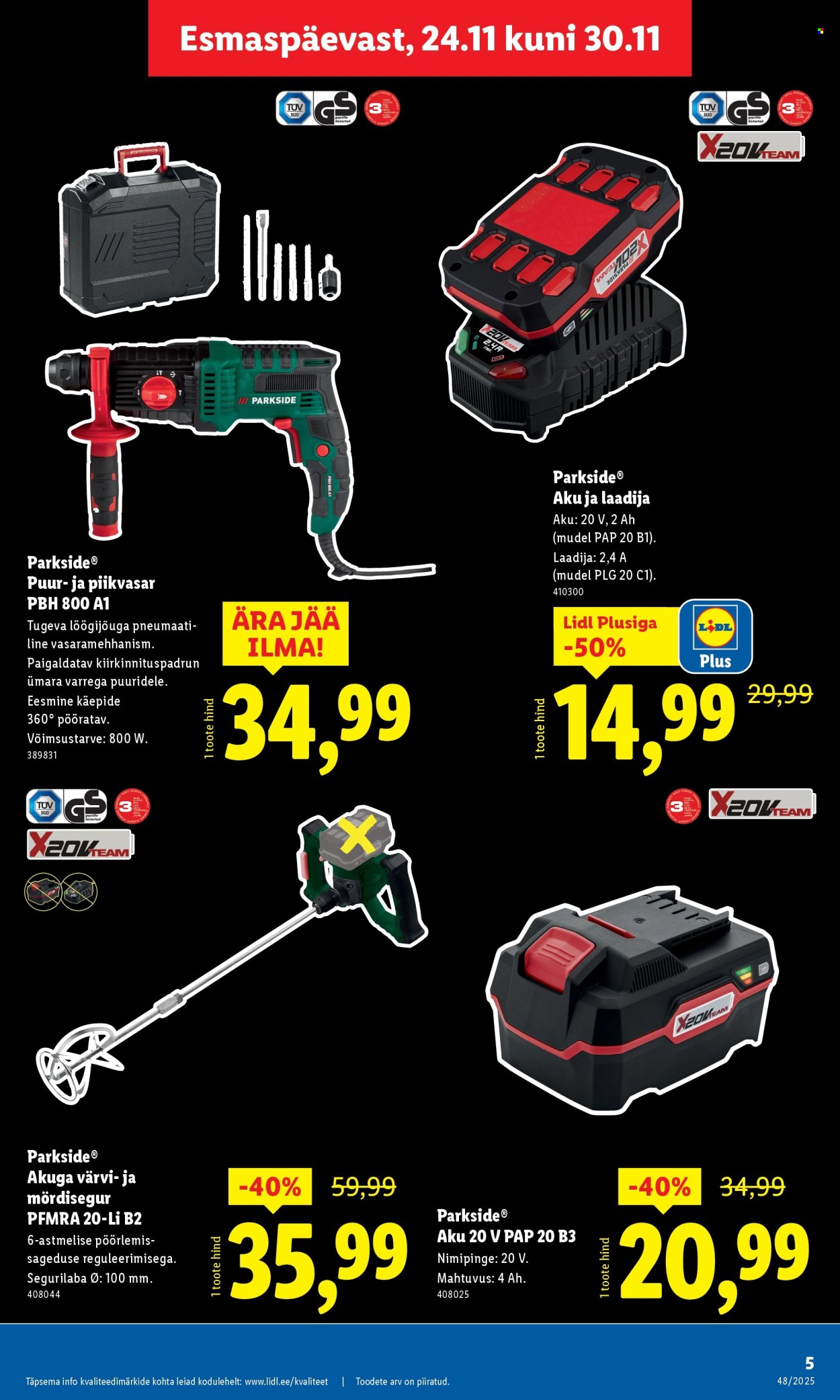 Lidl kliendileht - Kliendileht (24.11 - 30.11.2025)