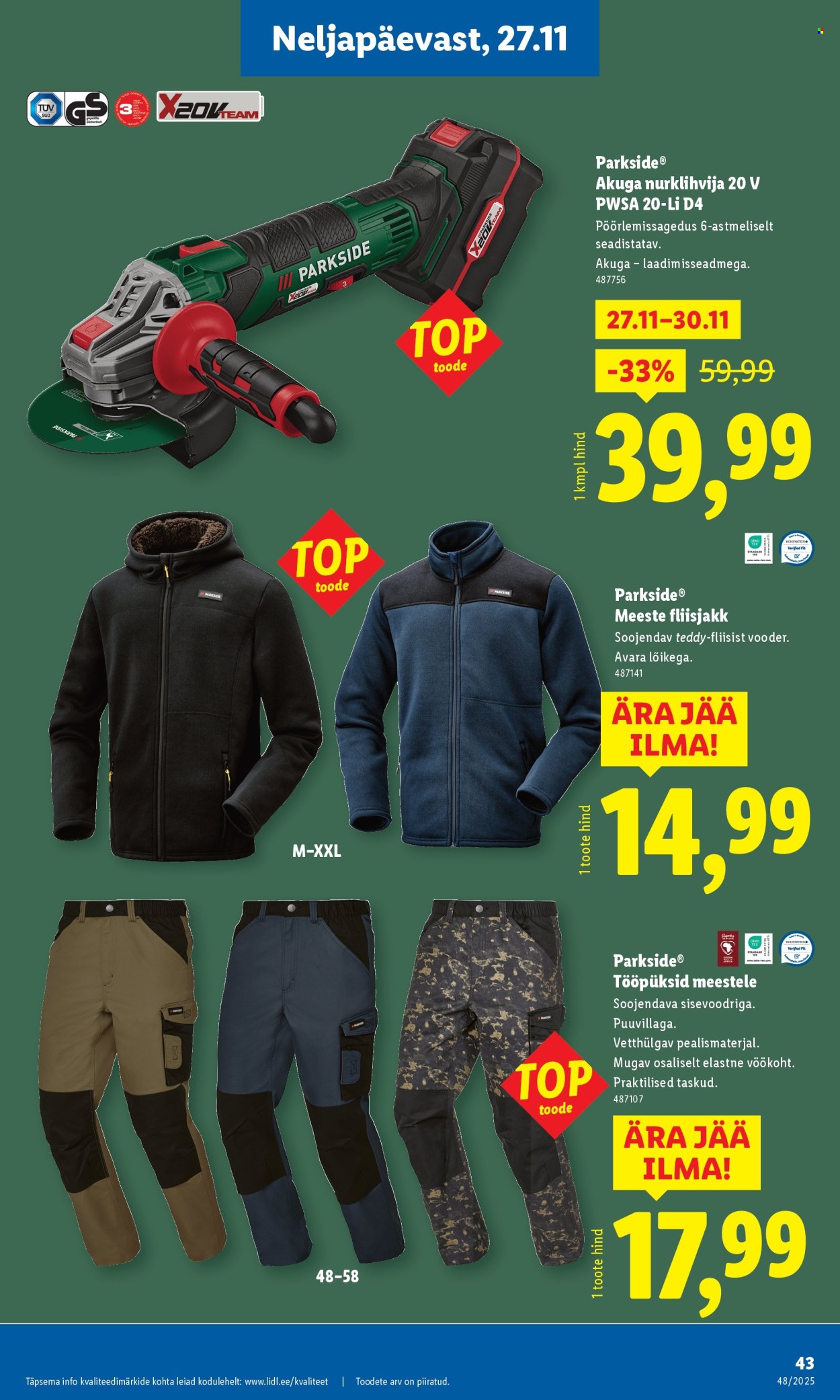 Lidl kliendileht - Kliendileht (24.11 - 30.11.2025)