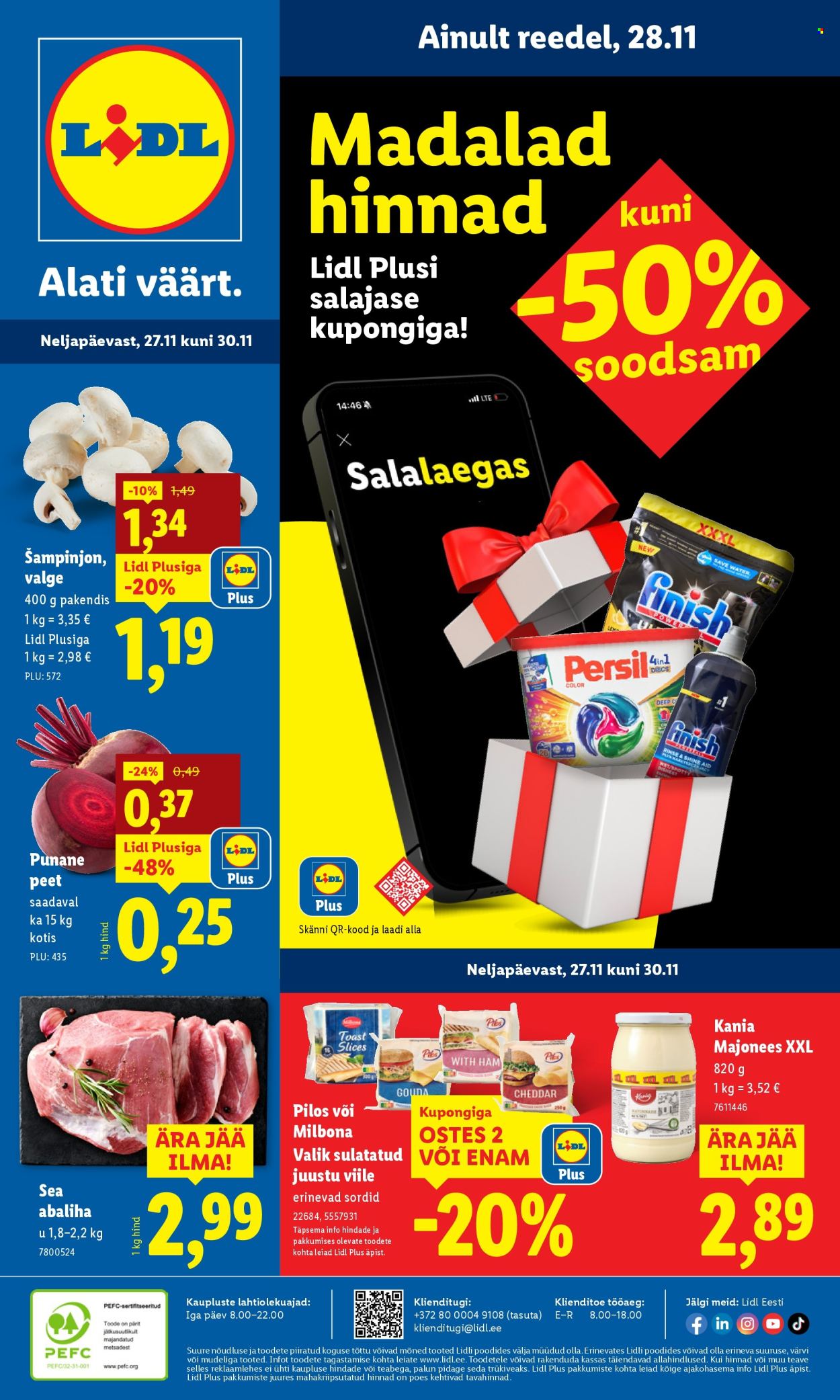 Lidl kliendileht - Kliendileht (24.11 - 30.11.2025)