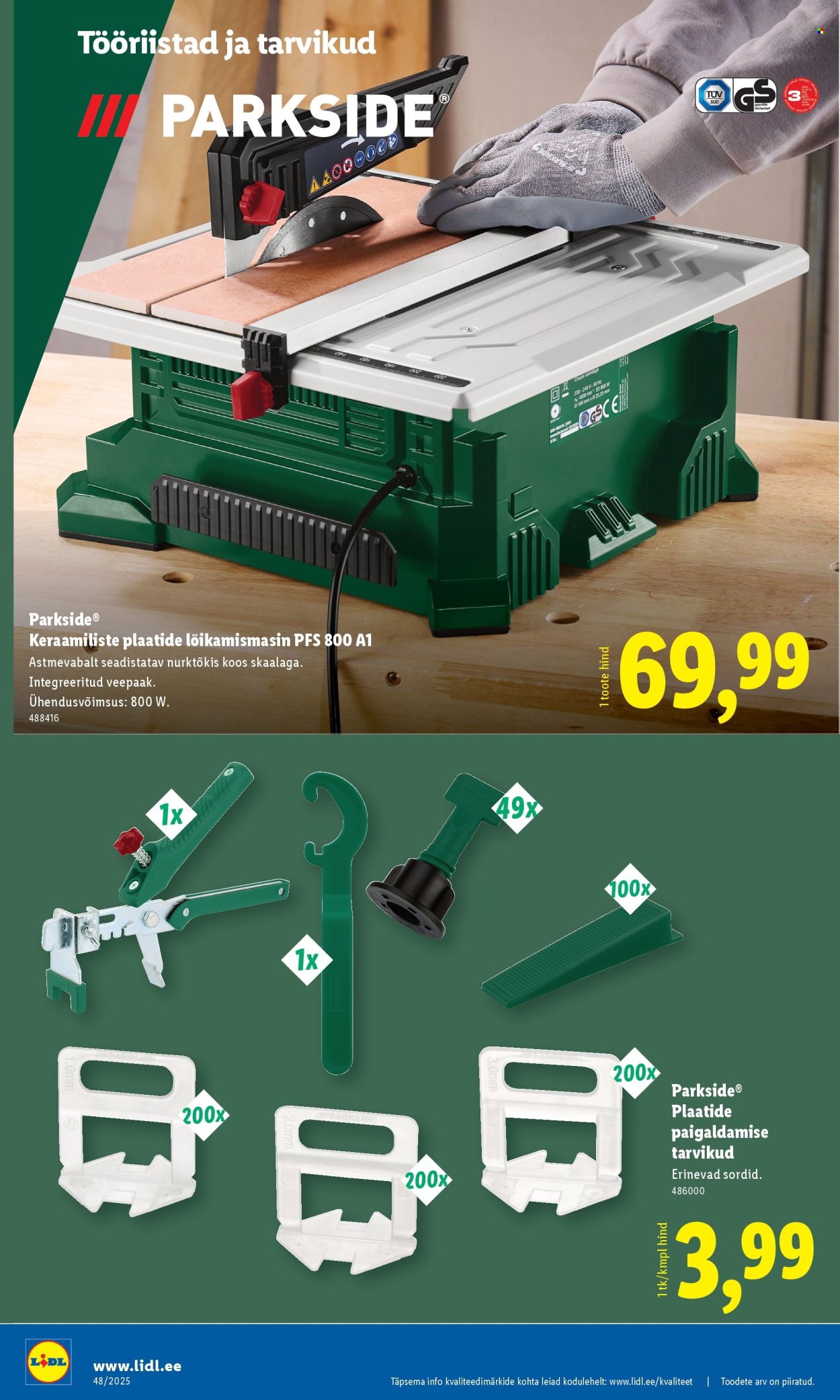 Lidl kliendileht - Tööstuskaupade pakkumised (24.11 - 30.11.2025)