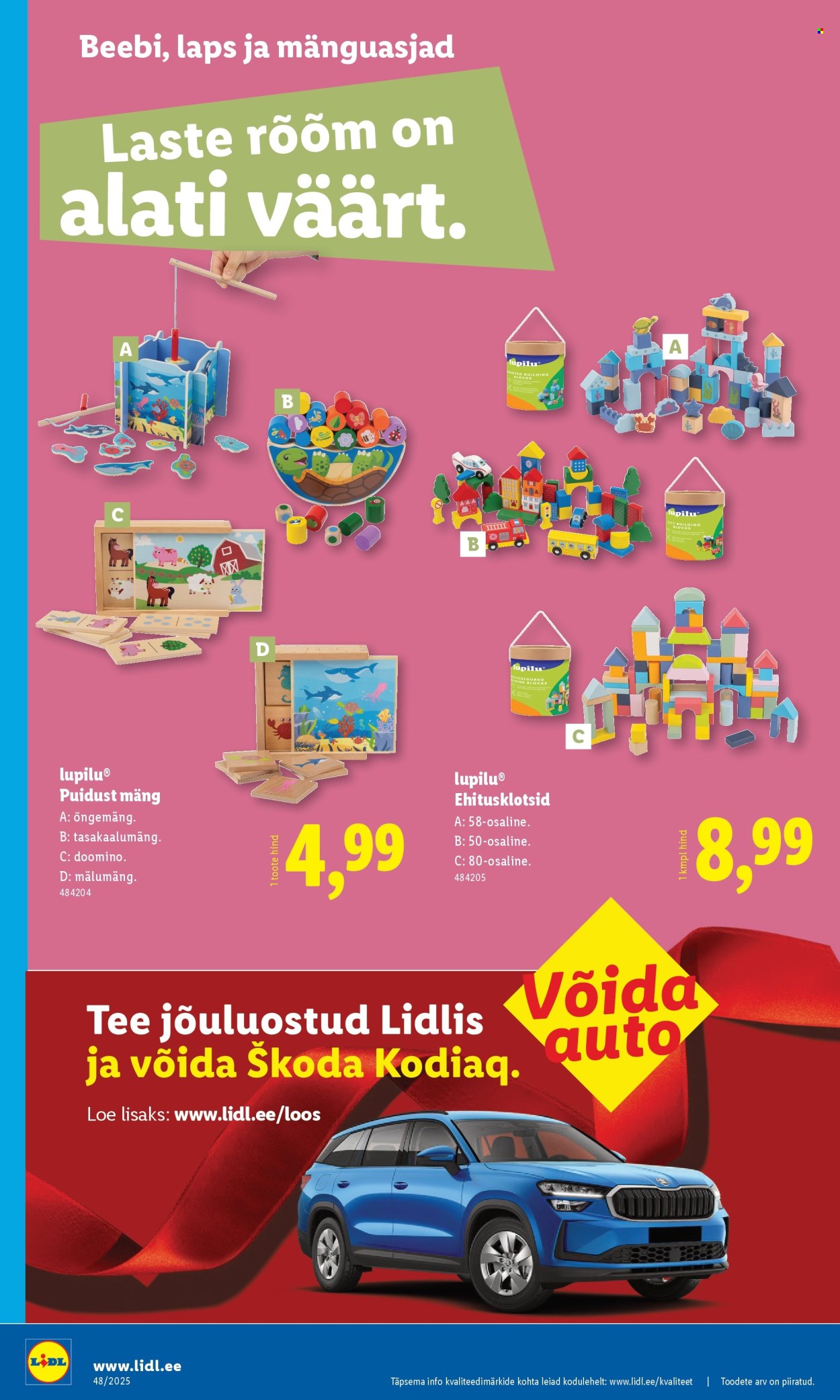 Lidl kliendileht - Tööstuskaupade pakkumised (24.11 - 30.11.2025)