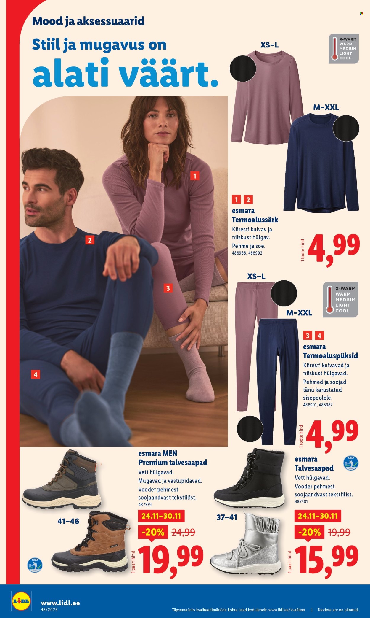 Lidl kliendileht - Tööstuskaupade pakkumised (24.11 - 30.11.2025)