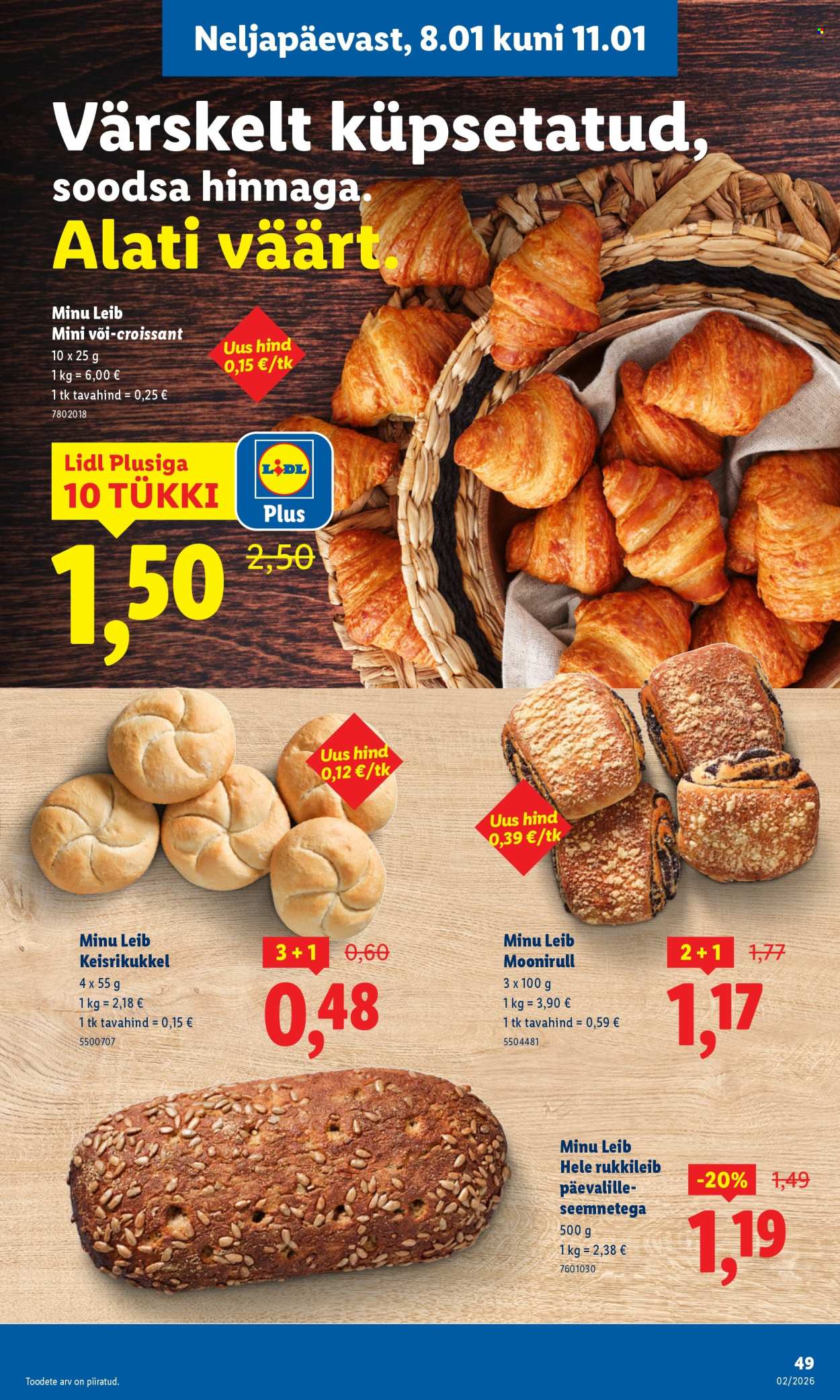 Lidl kliendileht - Kliendileht (5.01 - 11.01.2026)