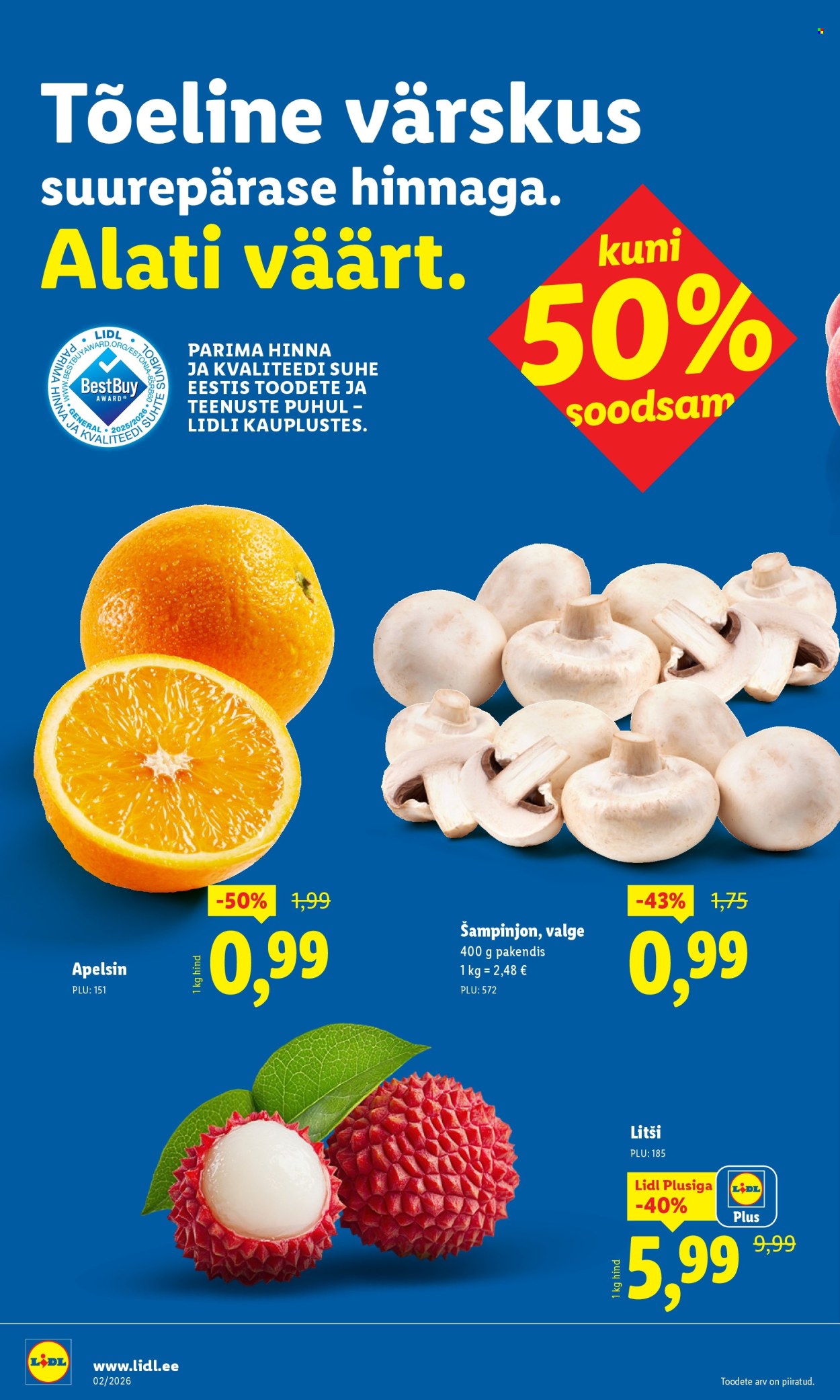 Lidl kliendileht - Kliendileht (5.01 - 11.01.2026)