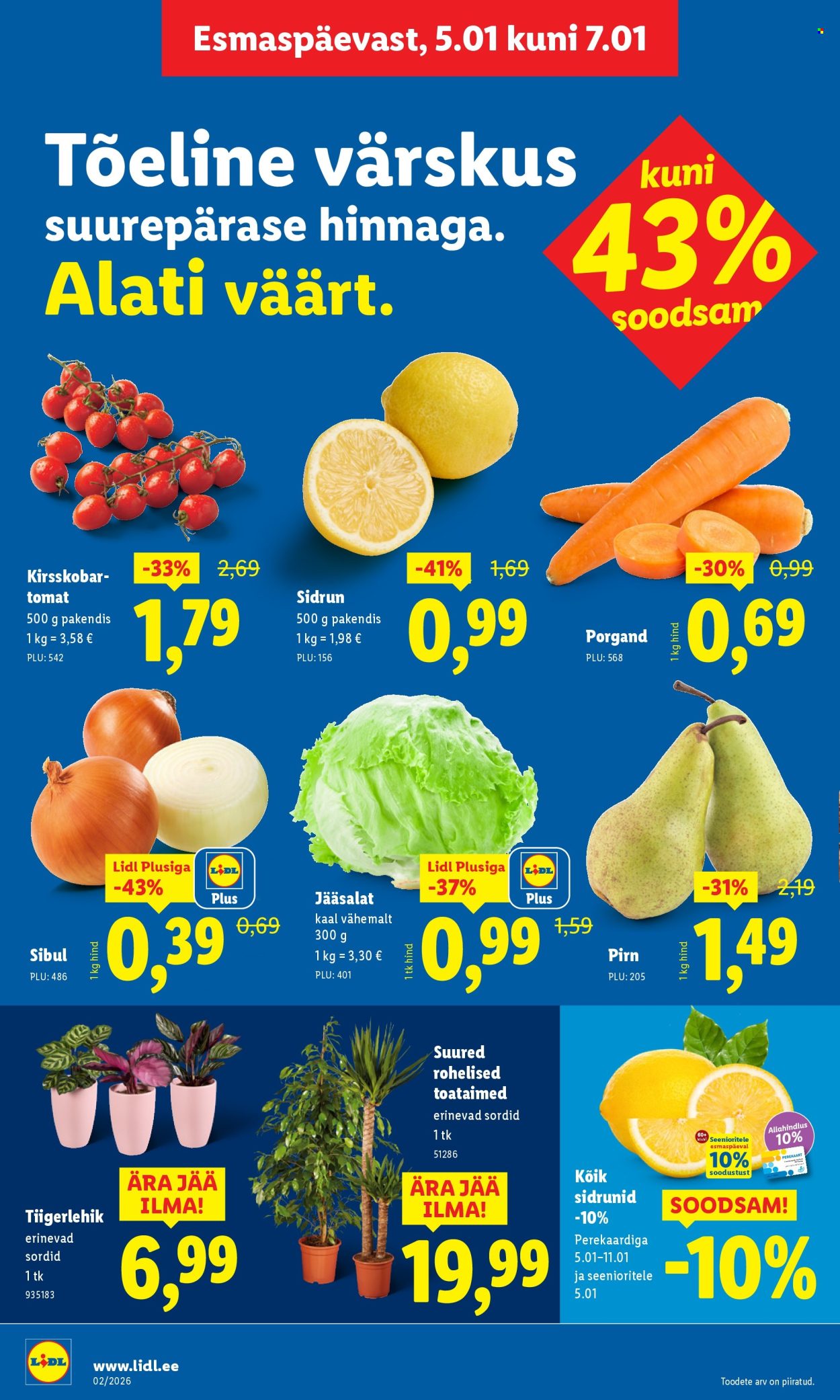 Lidl kliendileht - Kliendileht (5.01 - 11.01.2026)