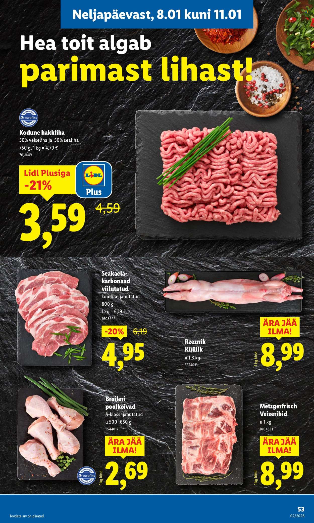 Lidl kliendileht - Kliendileht (5.01 - 11.01.2026)