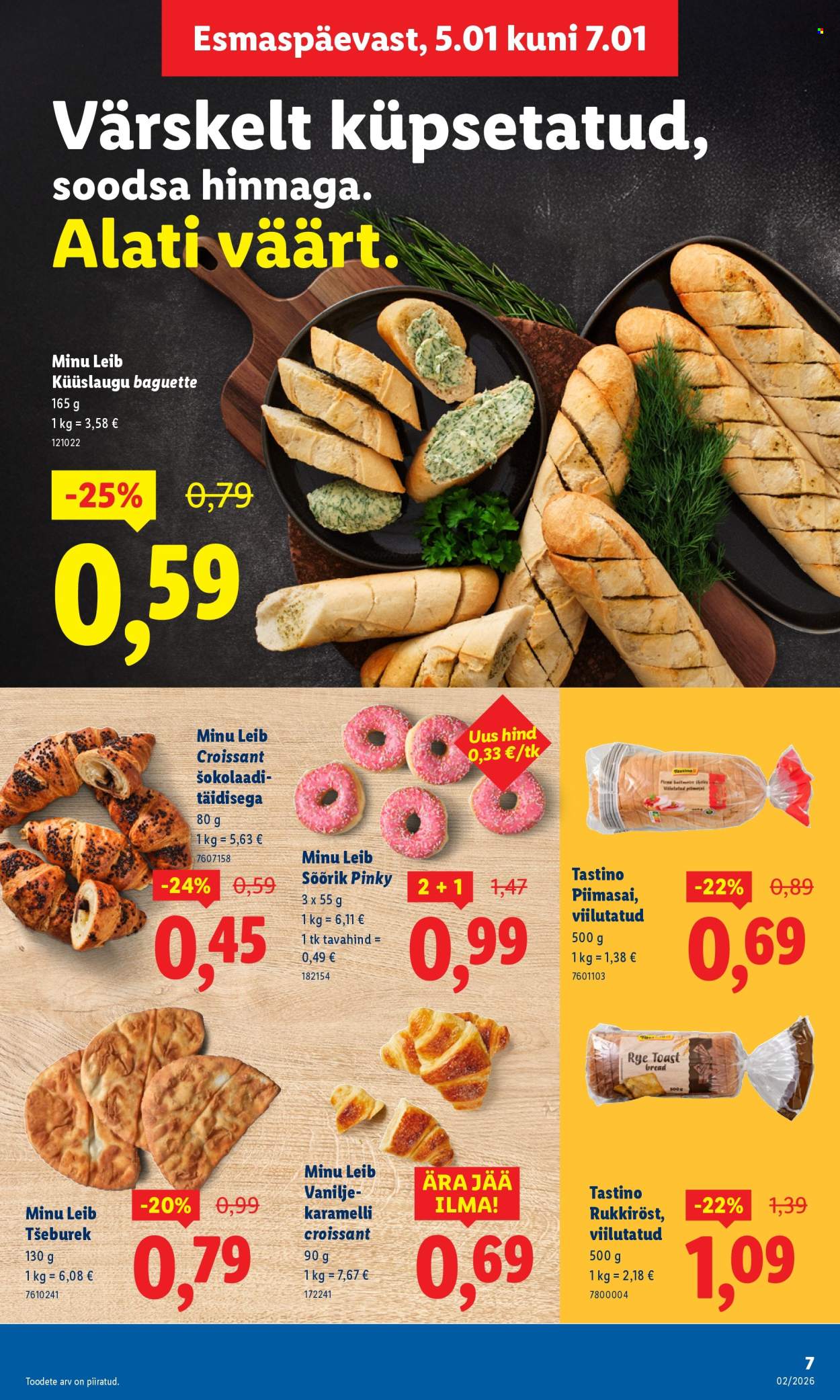 Lidl kliendileht - Kliendileht (5.01 - 11.01.2026)
