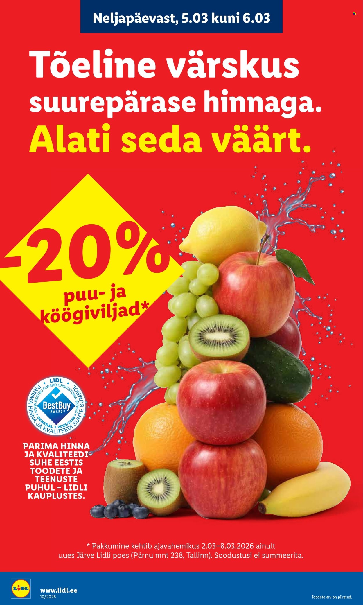 Lidl kliendileht - Järve (2.03 - 8.03.2026)