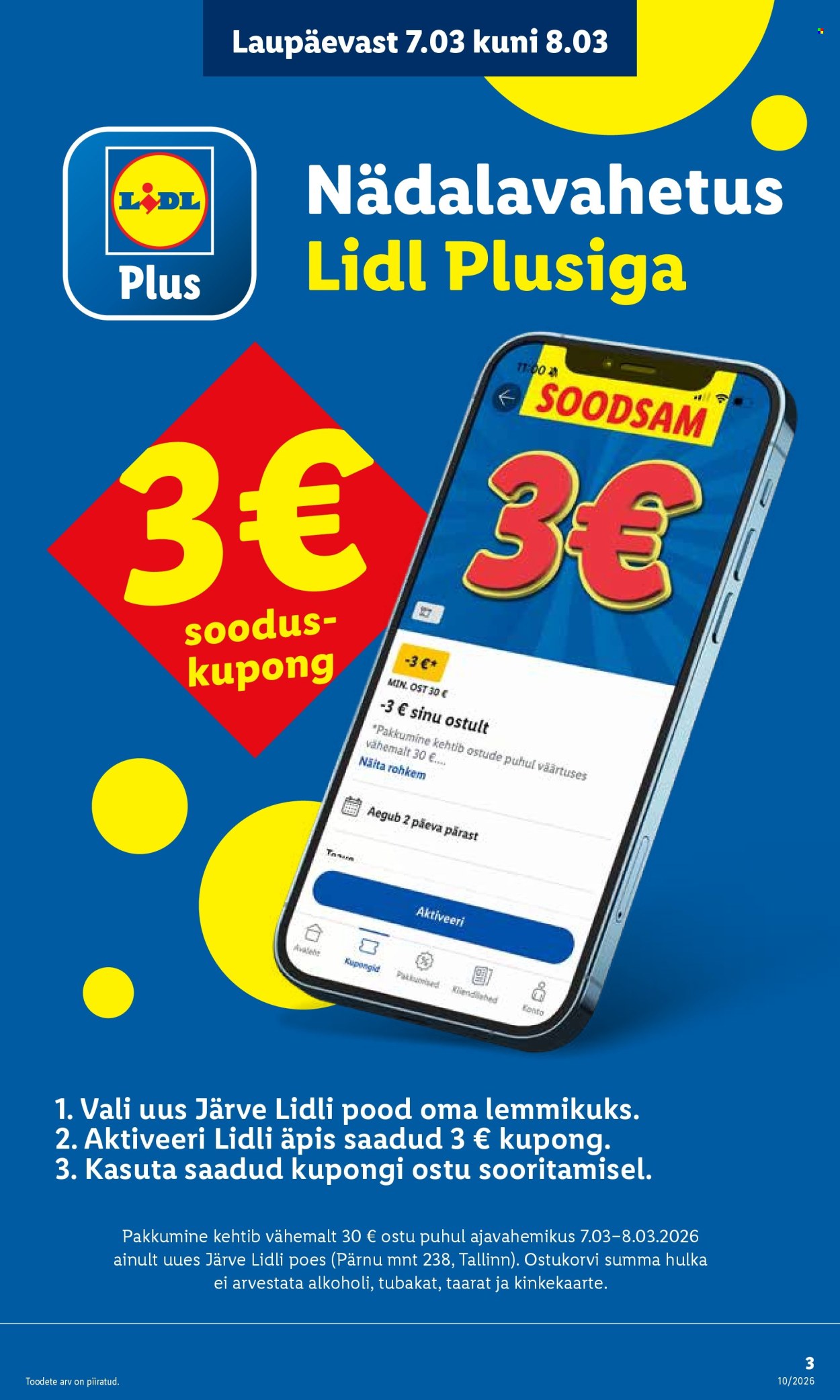 Lidl kliendileht - Järve (2.03 - 8.03.2026)