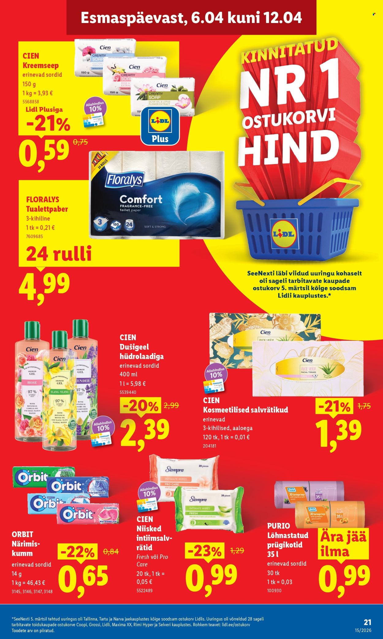 Lidl kliendileht - Kliendileht (6.04 - 12.04.2026)