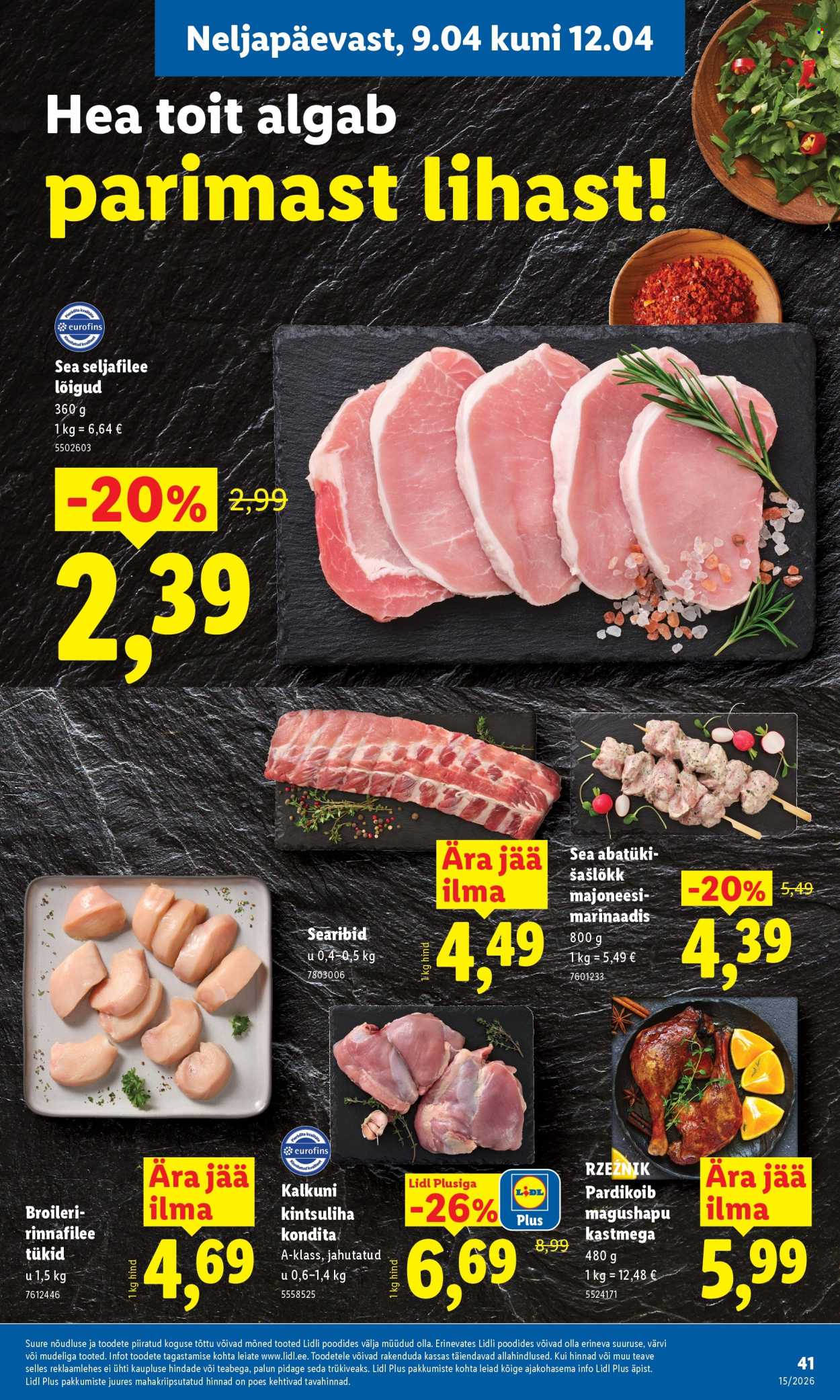 Lidl kliendileht - Kliendileht (6.04 - 12.04.2026)