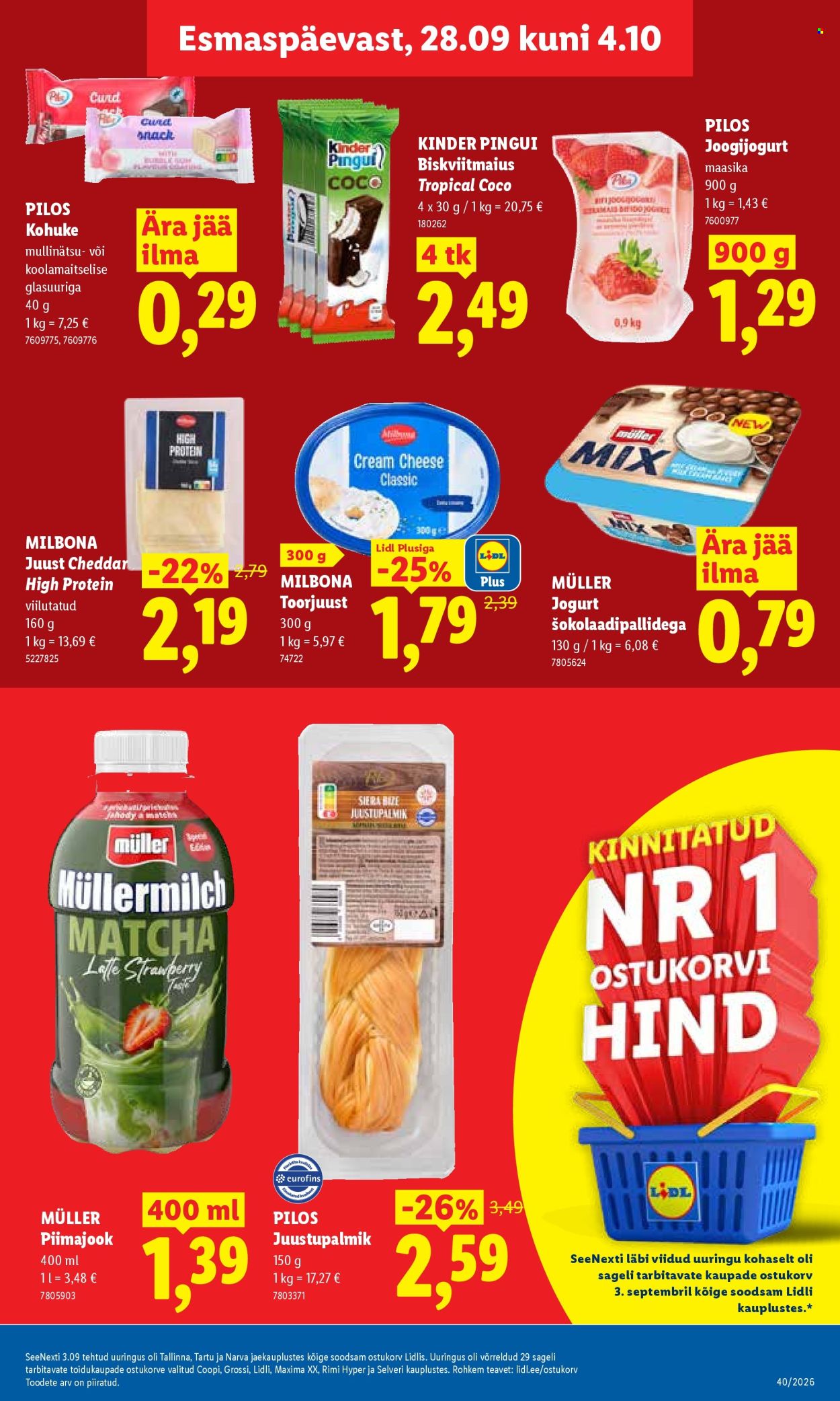 Lidl kliendileht (28.09 - 4.10.2026)