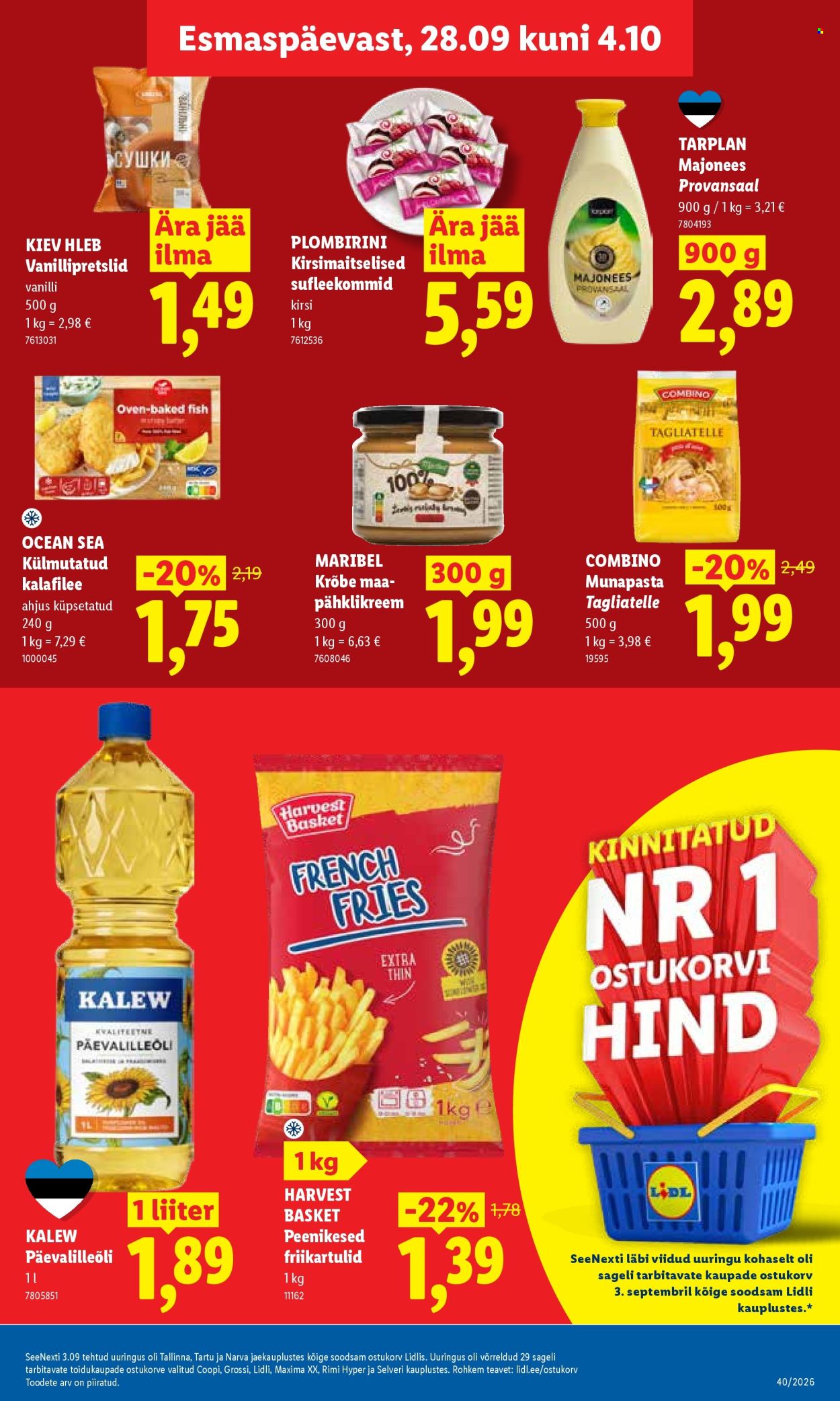 Lidl kliendileht (28.09 - 4.10.2026)