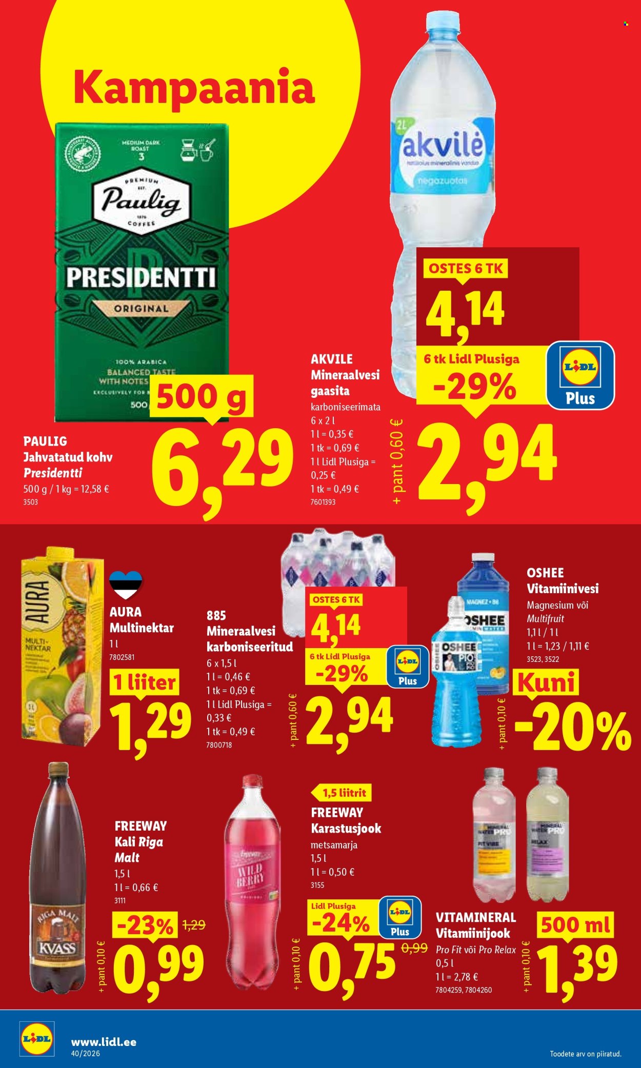 Lidl kliendileht (28.09 - 4.10.2026)