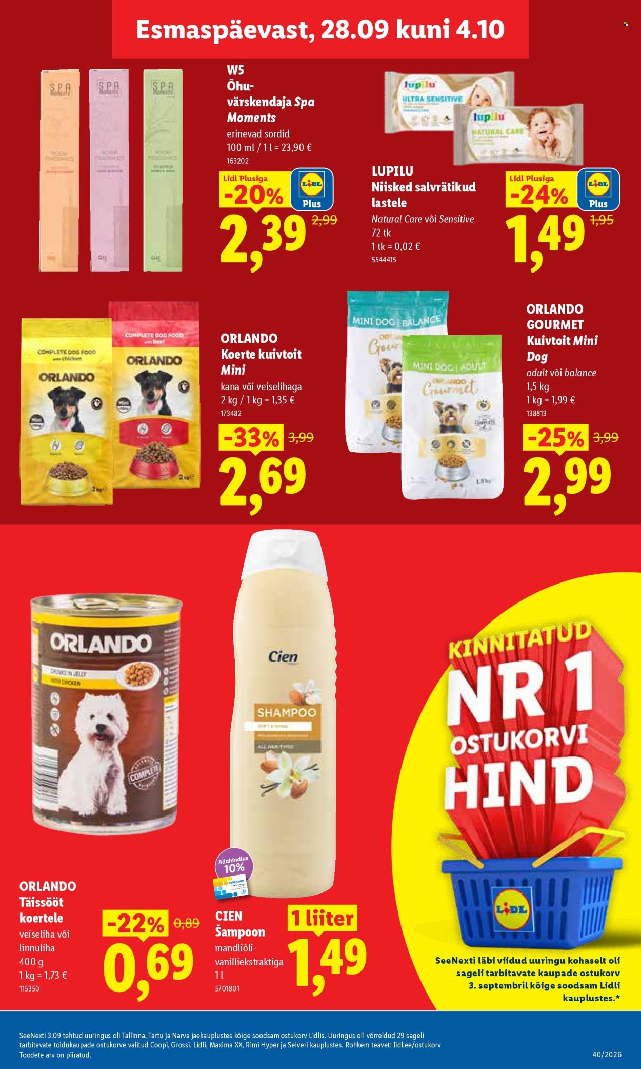 Lidl kliendileht (28.09 - 4.10.2026)