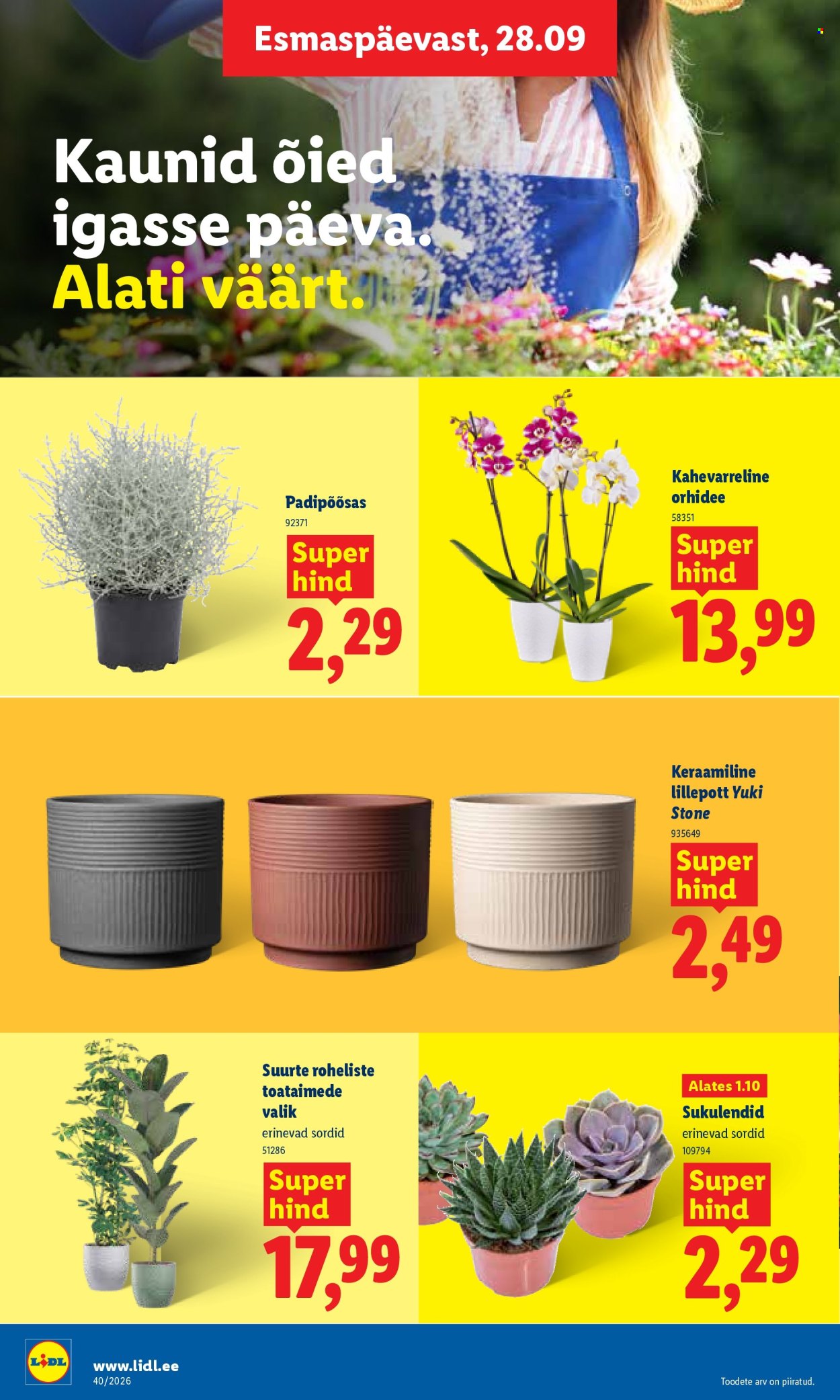 Lidl kliendileht (28.09 - 4.10.2026)