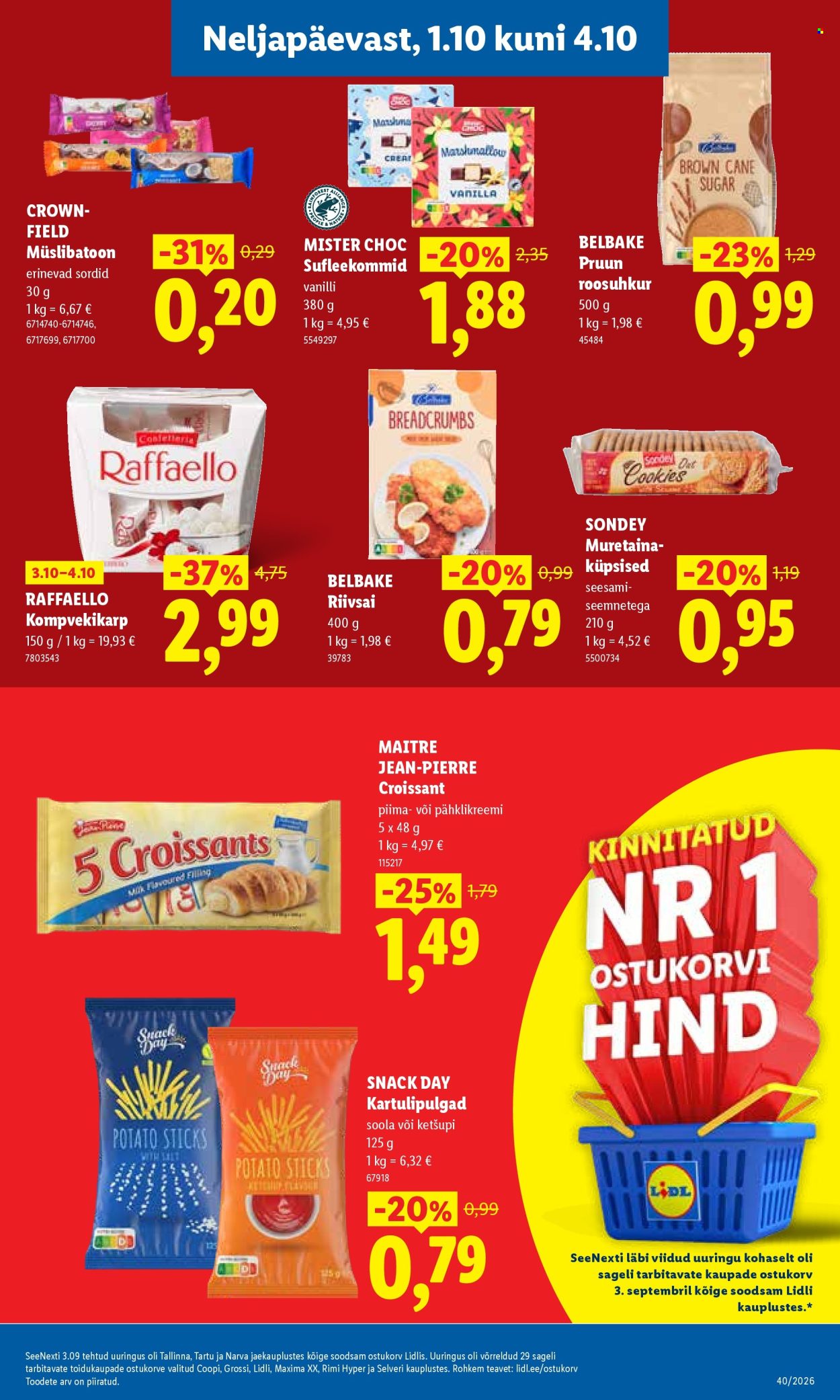 Lidl kliendileht (28.09 - 4.10.2026)