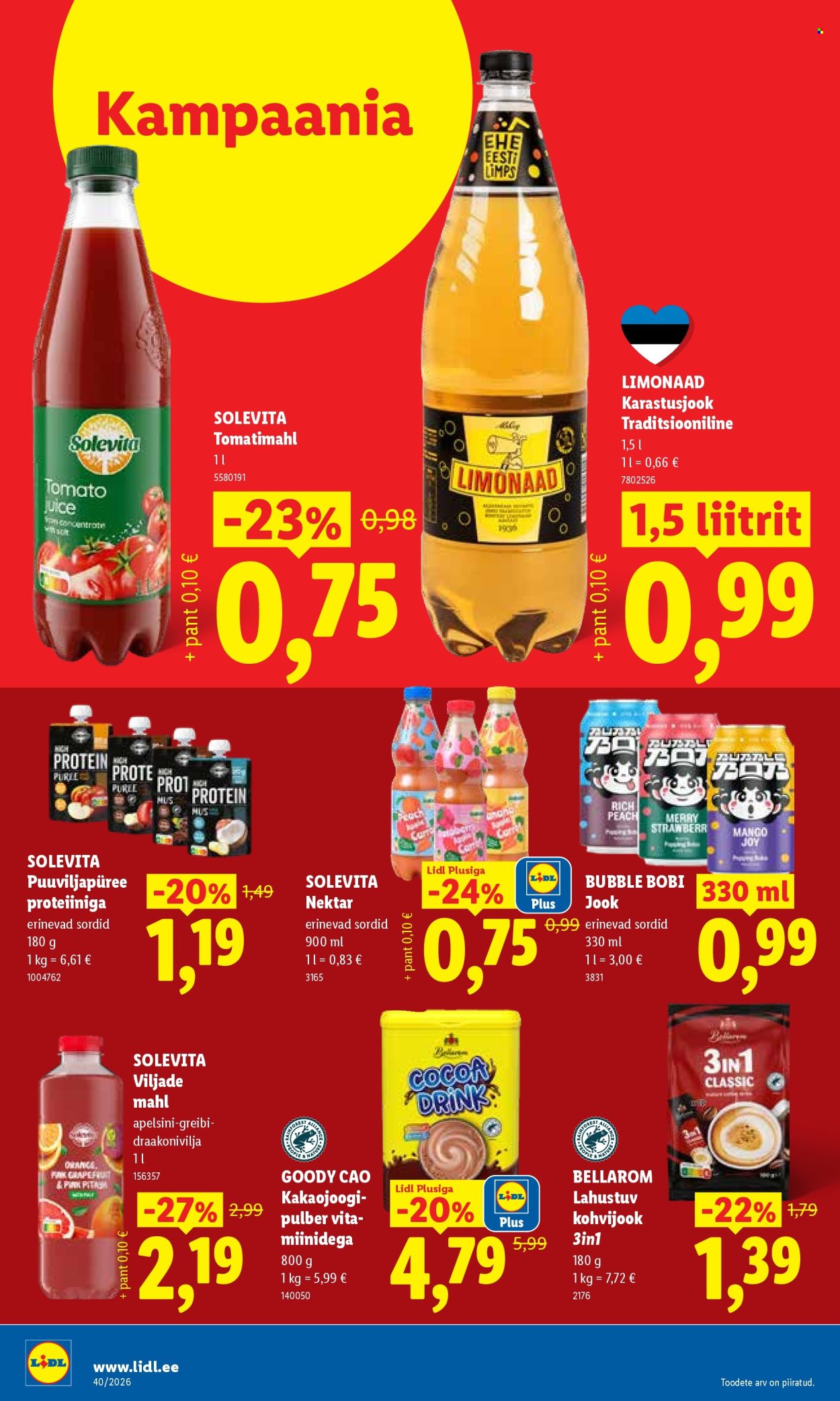 Lidl kliendileht (28.09 - 4.10.2026)