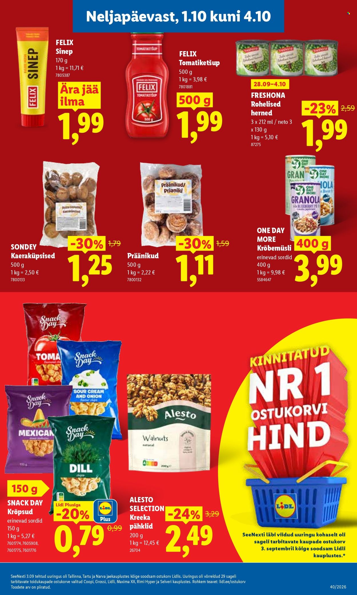 Lidl kliendileht (28.09 - 4.10.2026)