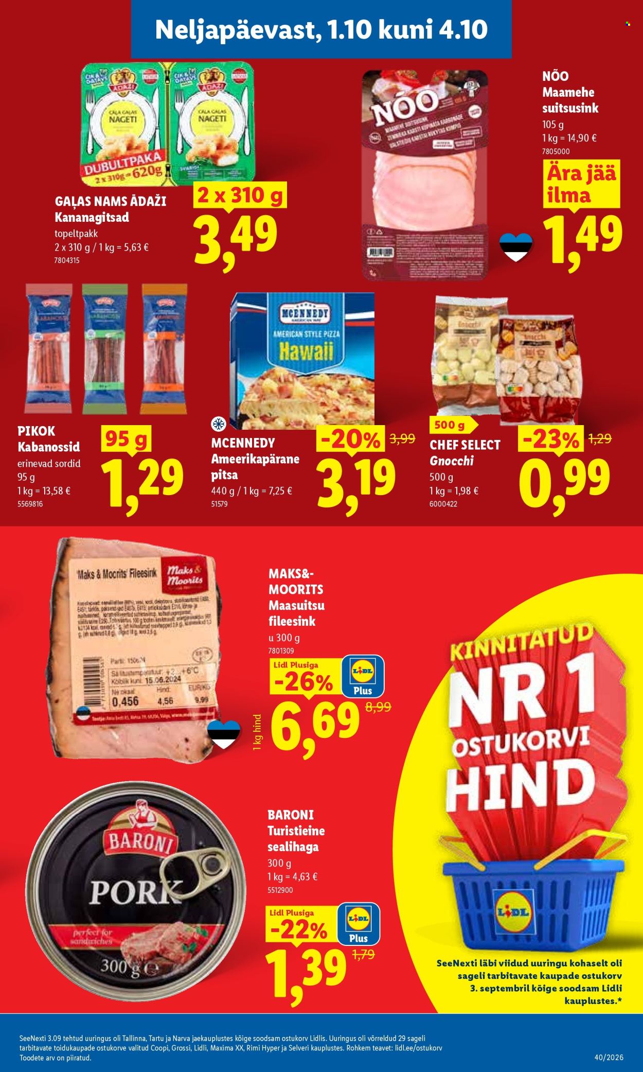 Lidl kliendileht (28.09 - 4.10.2026)