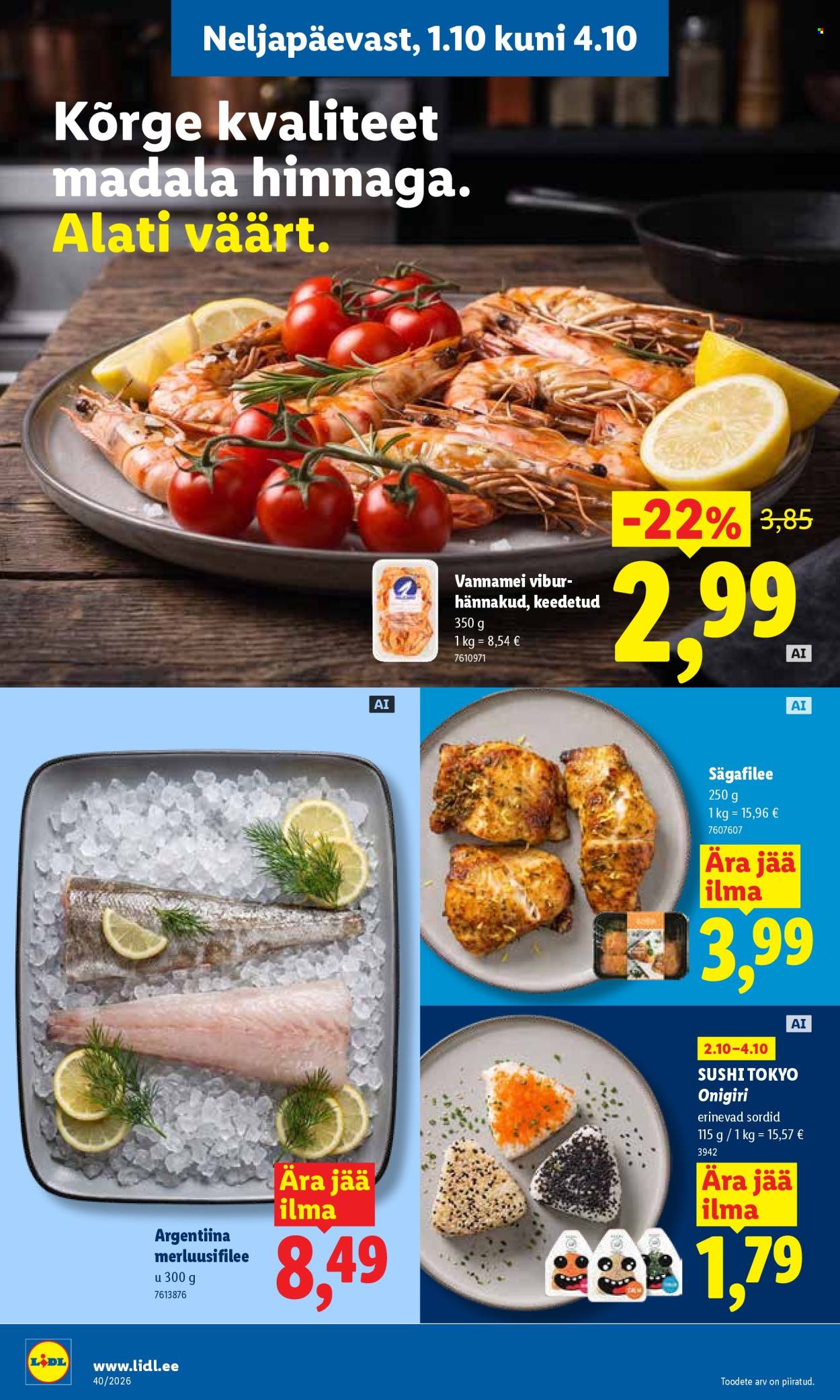 Lidl kliendileht (28.09 - 4.10.2026)