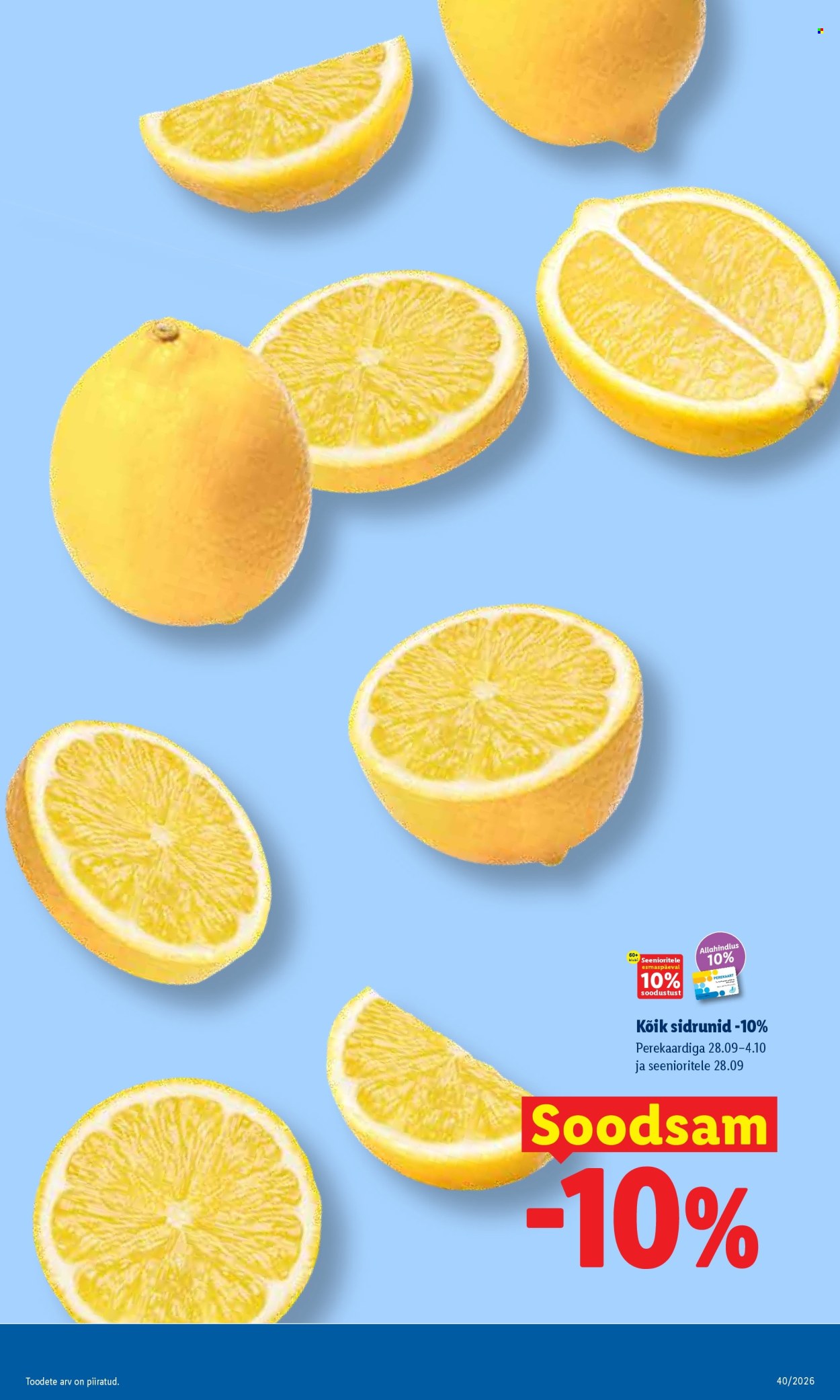 Lidl kliendileht (28.09 - 4.10.2026)