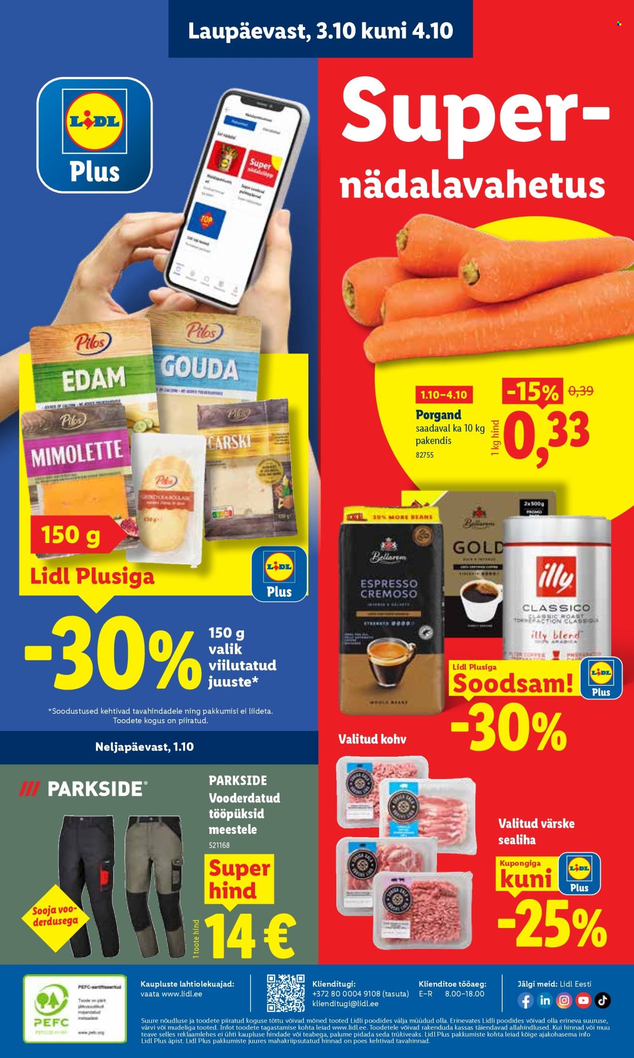 Lidl kliendileht (28.09 - 4.10.2026)