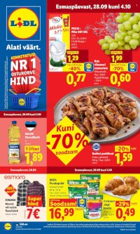 Lidl kliendileht (28.09 - 4.10.2026)