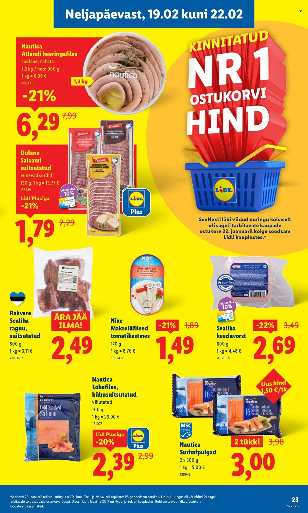 Lidl kliendileht - Kliendileht (16.02 - 22.02.2026)