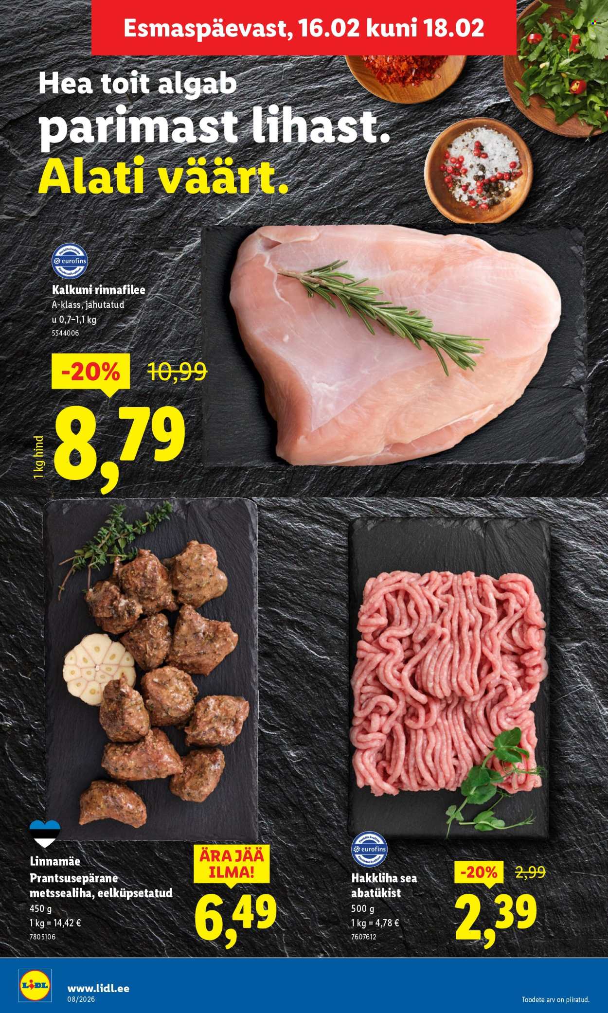 Lidl kliendileht - Kliendileht (16.02 - 22.02.2026)