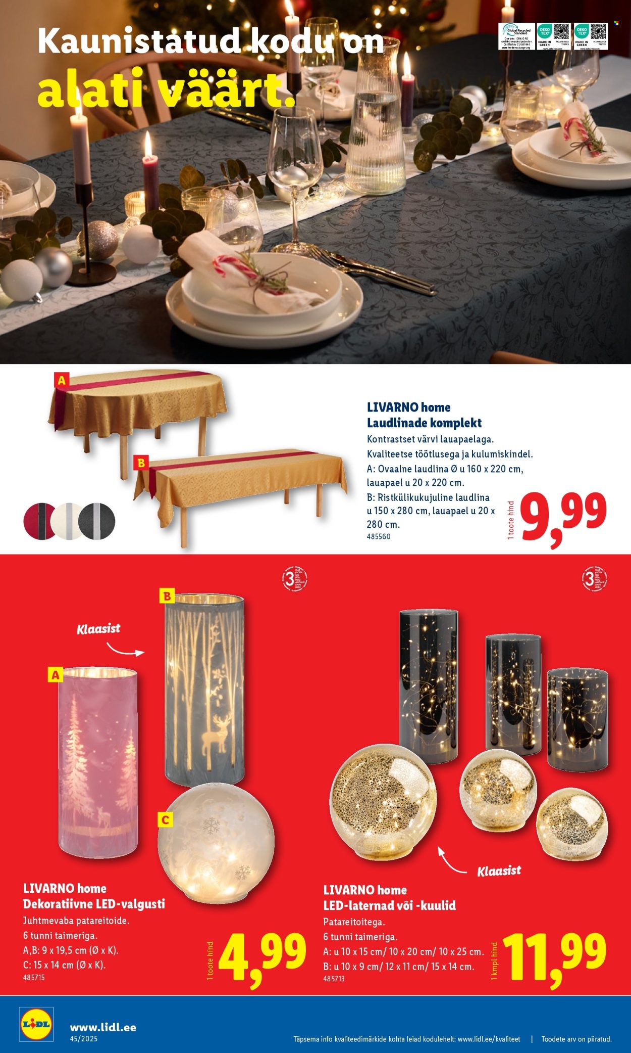 Lidl kliendileht - Tööstuskaupade pakkumised (3.11 - 9.11.2025)