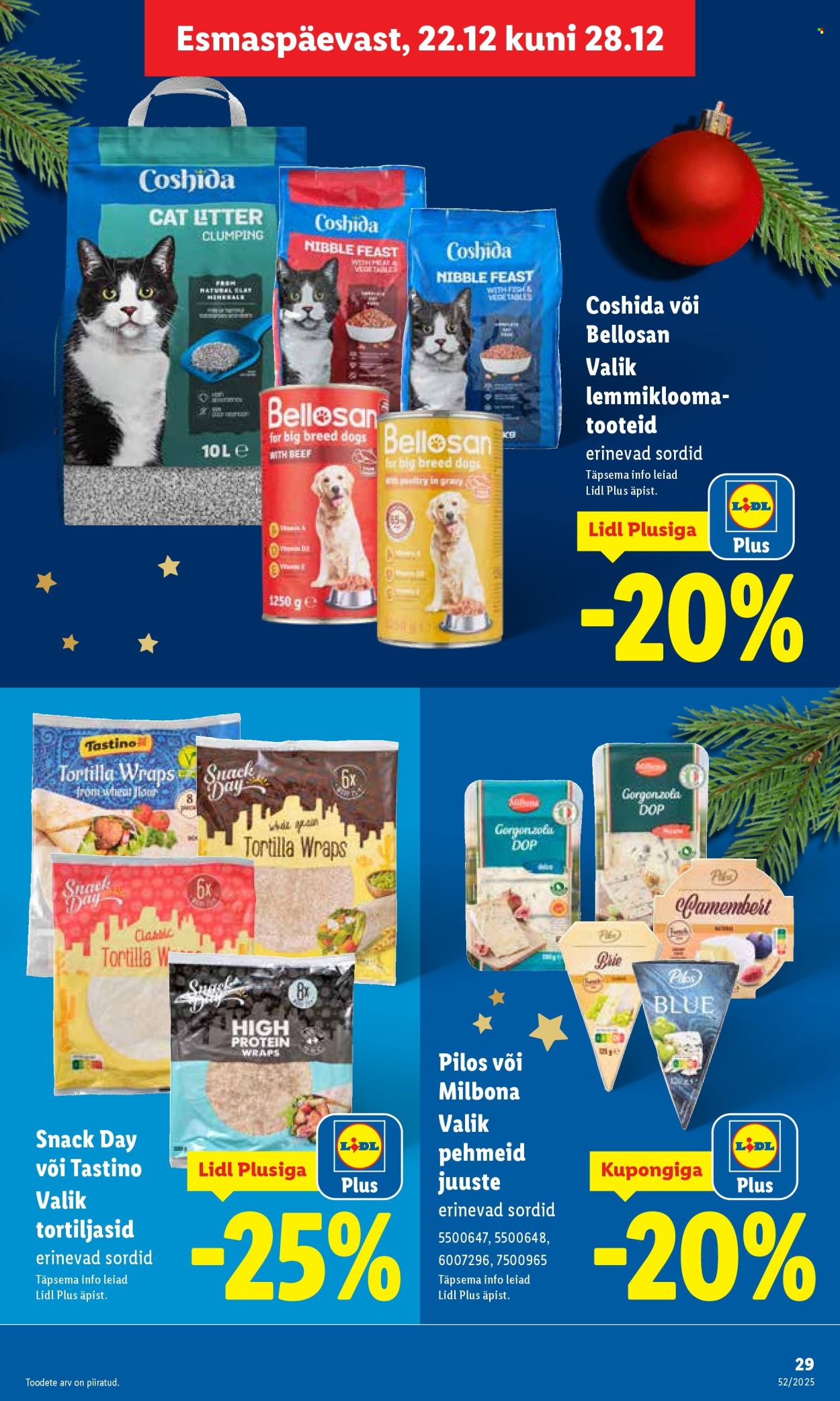 Lidl kliendileht - Nädalalõpu pakkumised (25.12 - 28.12.2025)