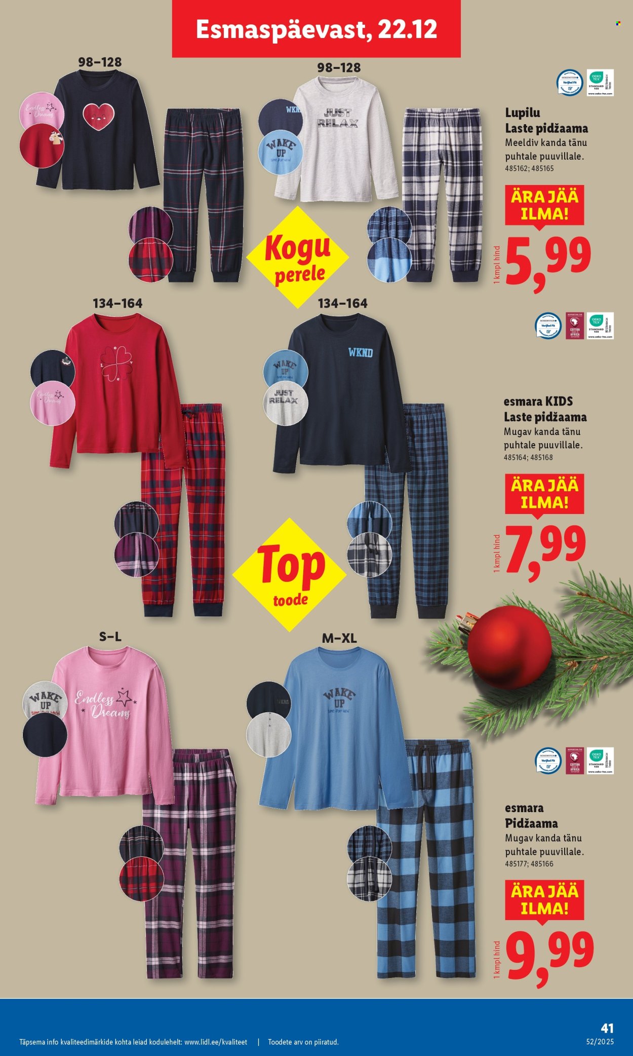 Lidl kliendileht - Nädalalõpu pakkumised (25.12 - 28.12.2025)