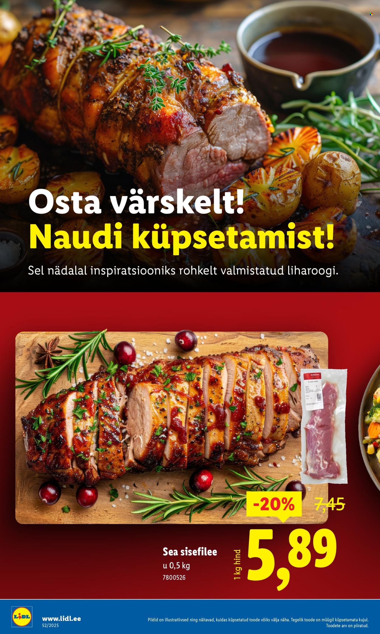 Lidl kliendileht - Nädalalõpu pakkumised (25.12 - 28.12.2025)