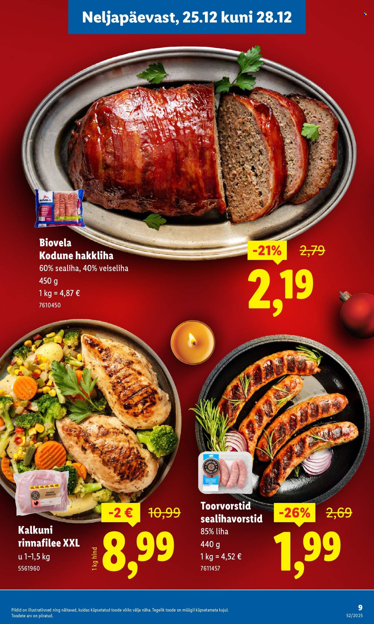 Lidl kliendileht - Nädalalõpu pakkumised (25.12 - 28.12.2025)